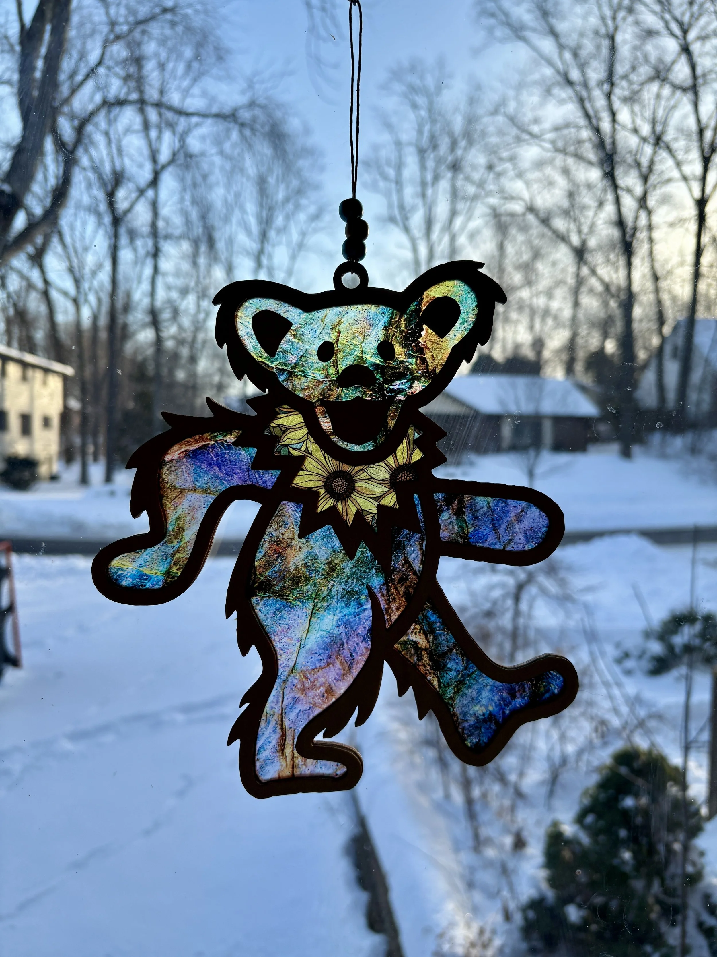 Dancing Bear -  Blue Stone (8")