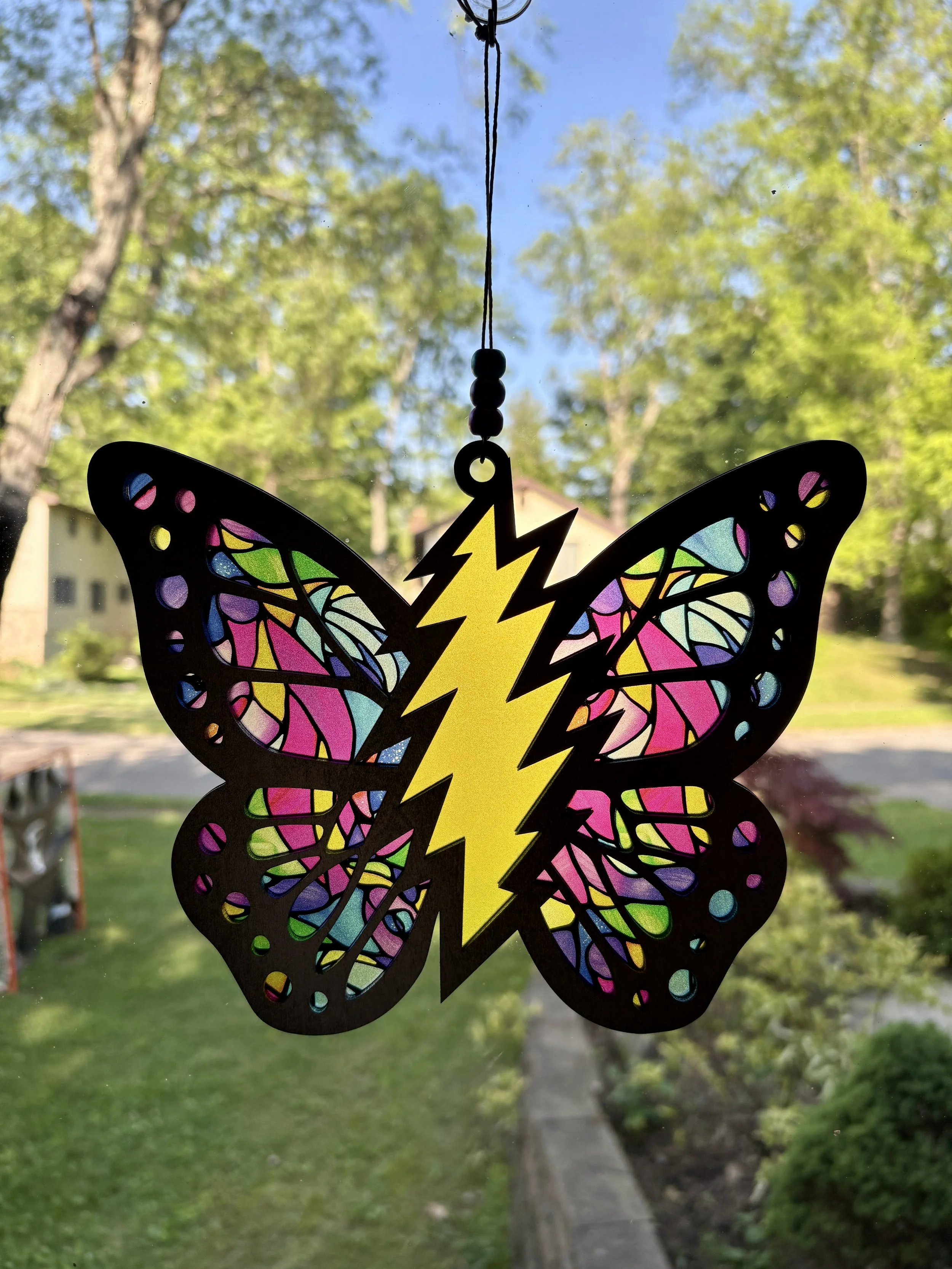 Butterfly - Pastel Rainbow (8")
