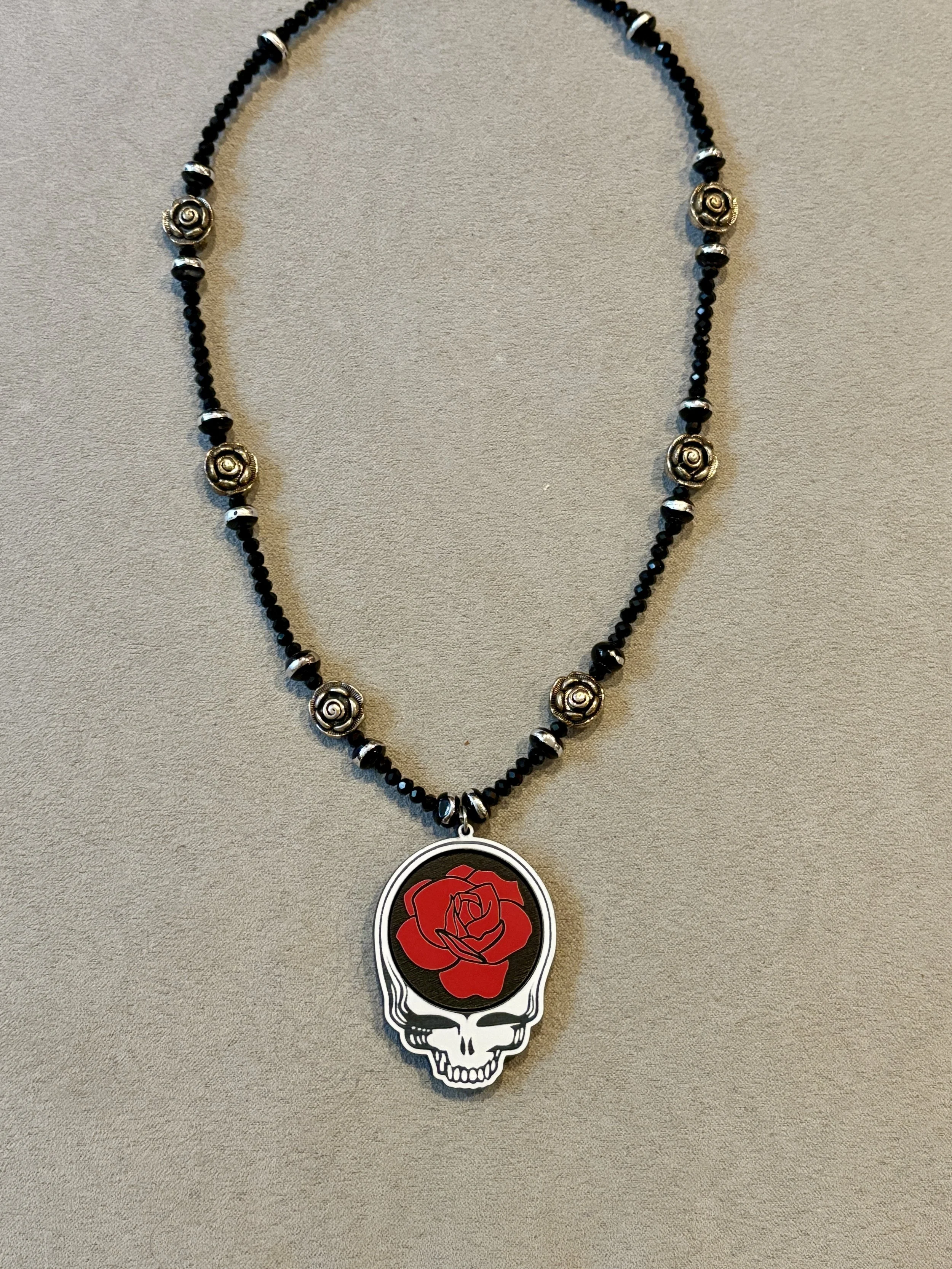 Rose Stealie Necklace  (21")