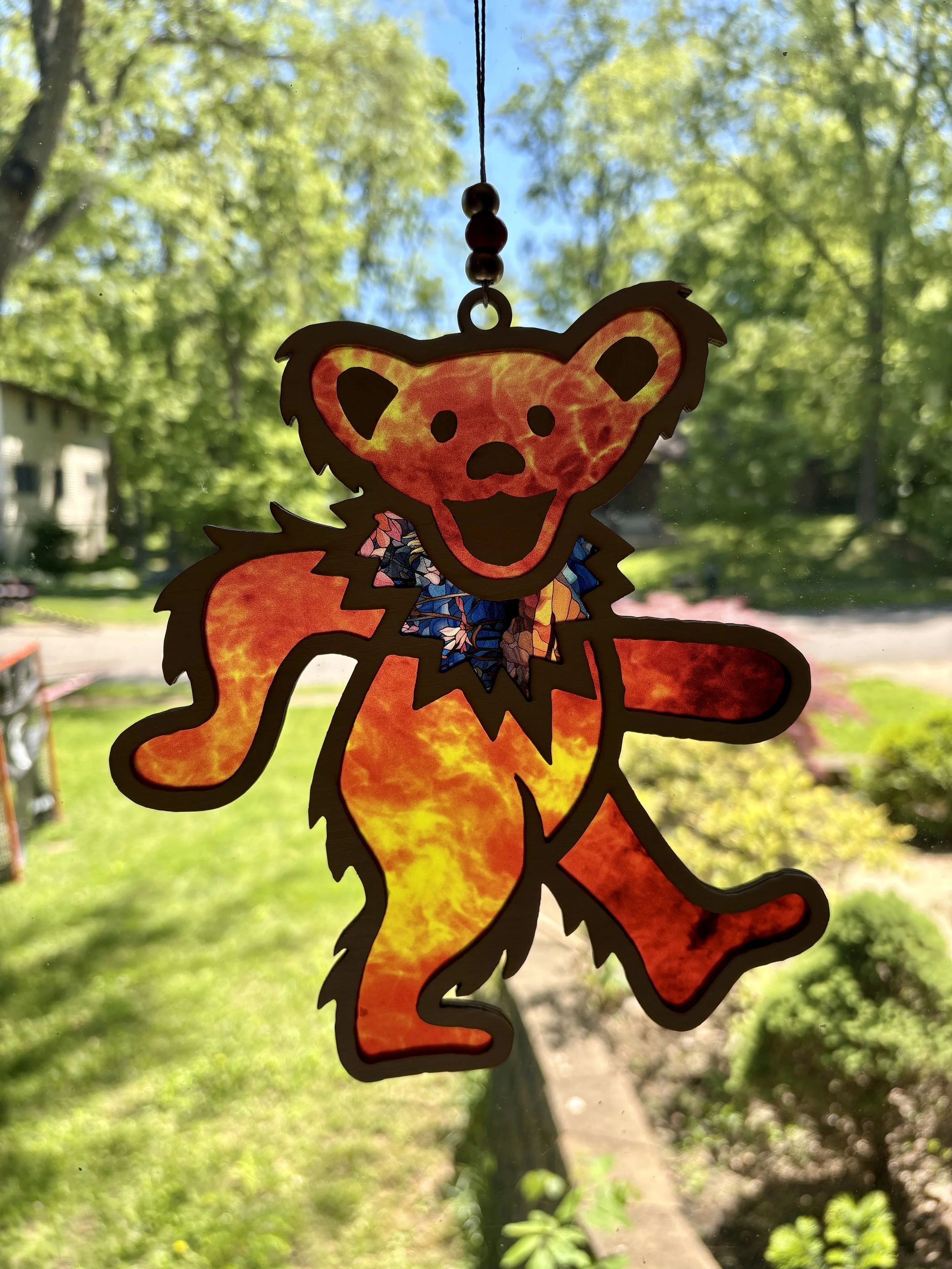 Dancing Bear - Fire Blue (8")