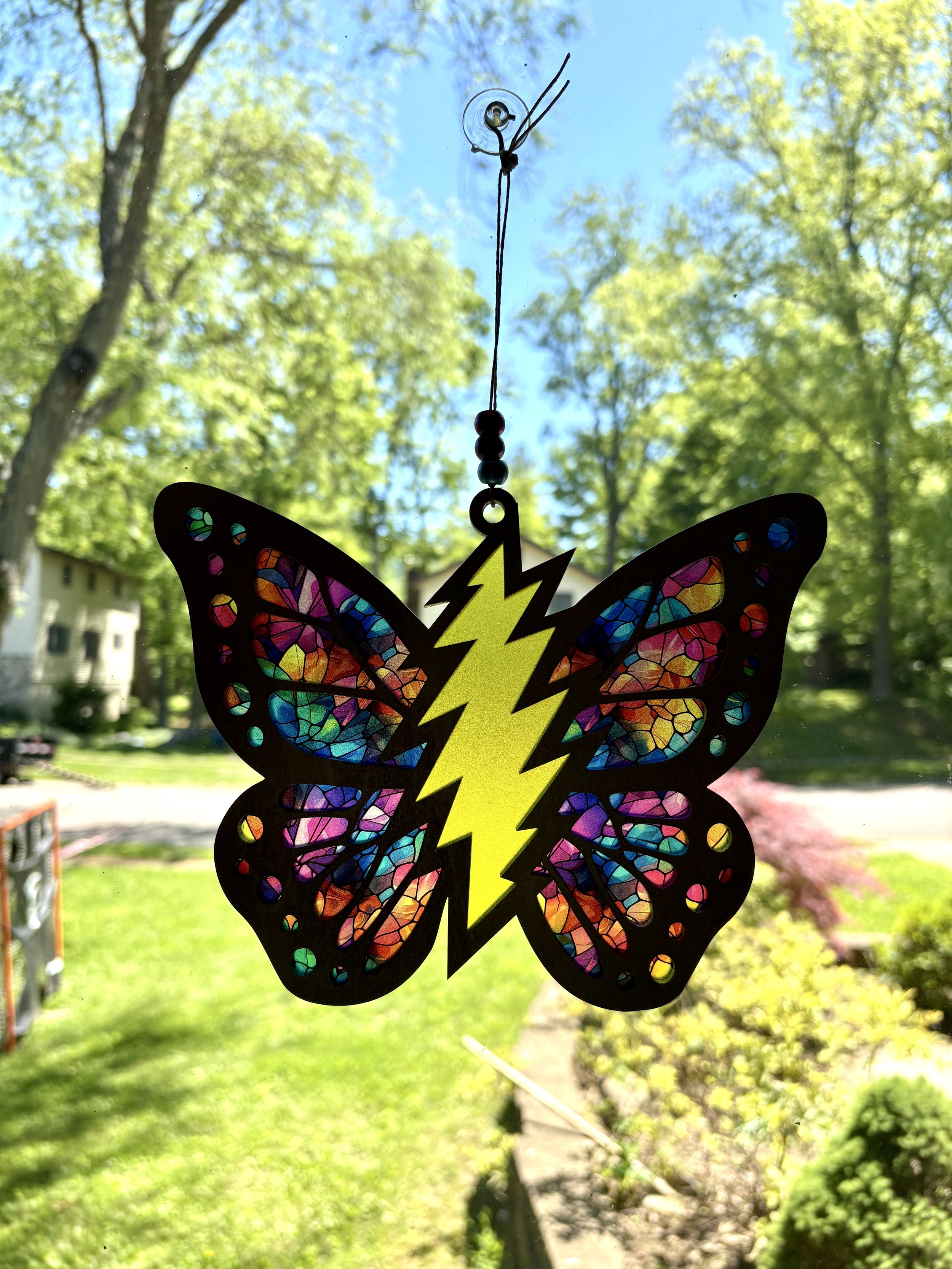 Butterfly - Shattered Rainbow (8")