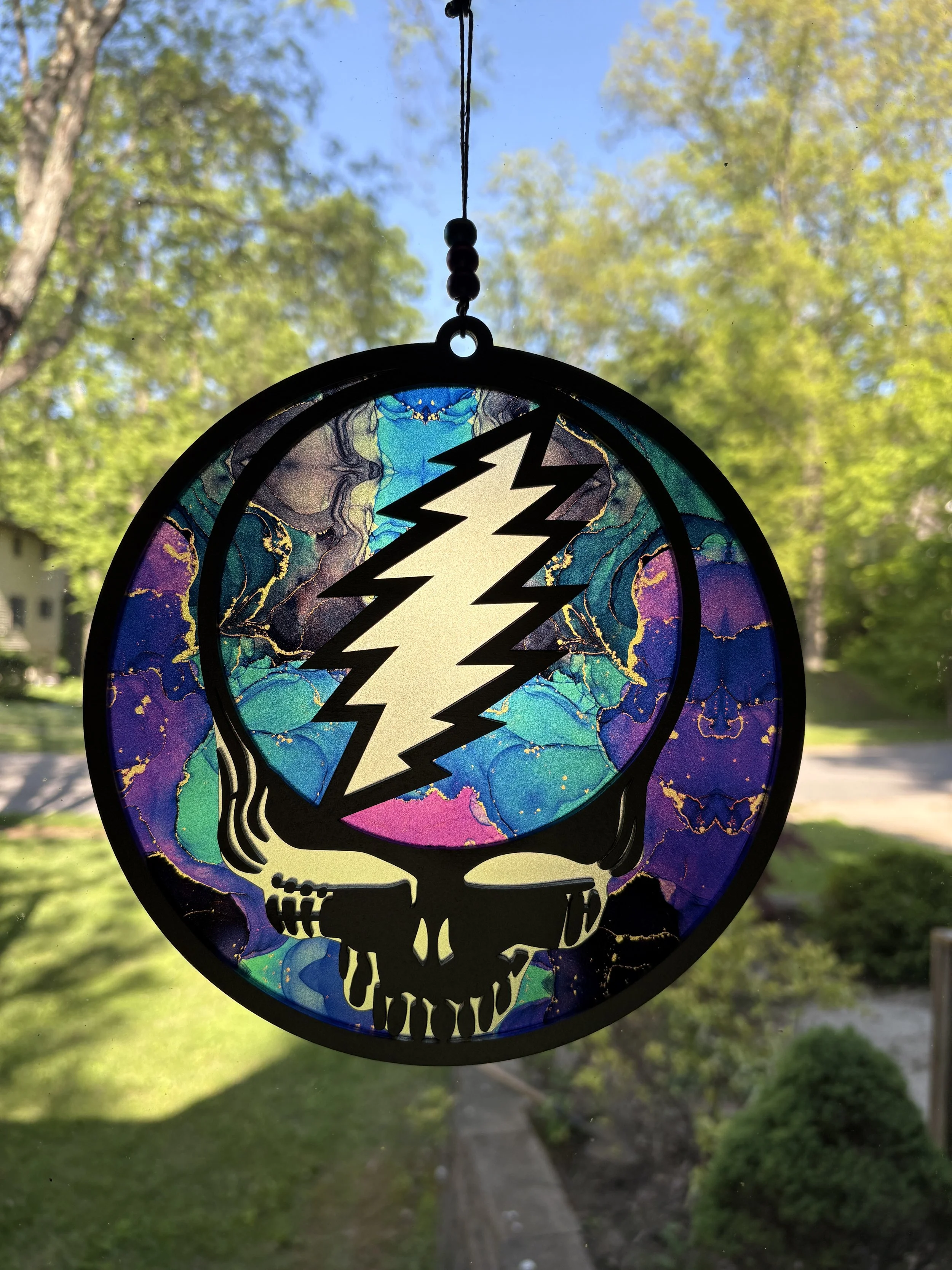 Stealie w/ Bolt - Plasma (8")