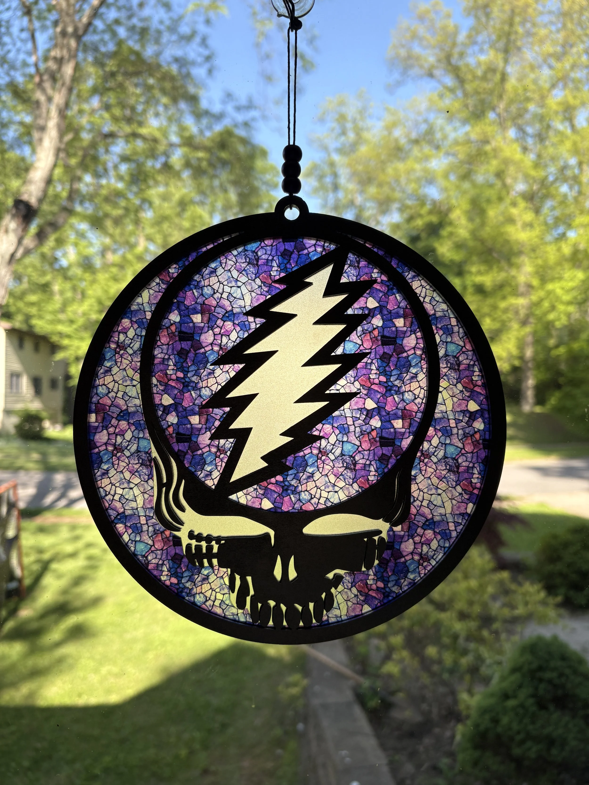 Stealie w/ Bolt - Purple (8")