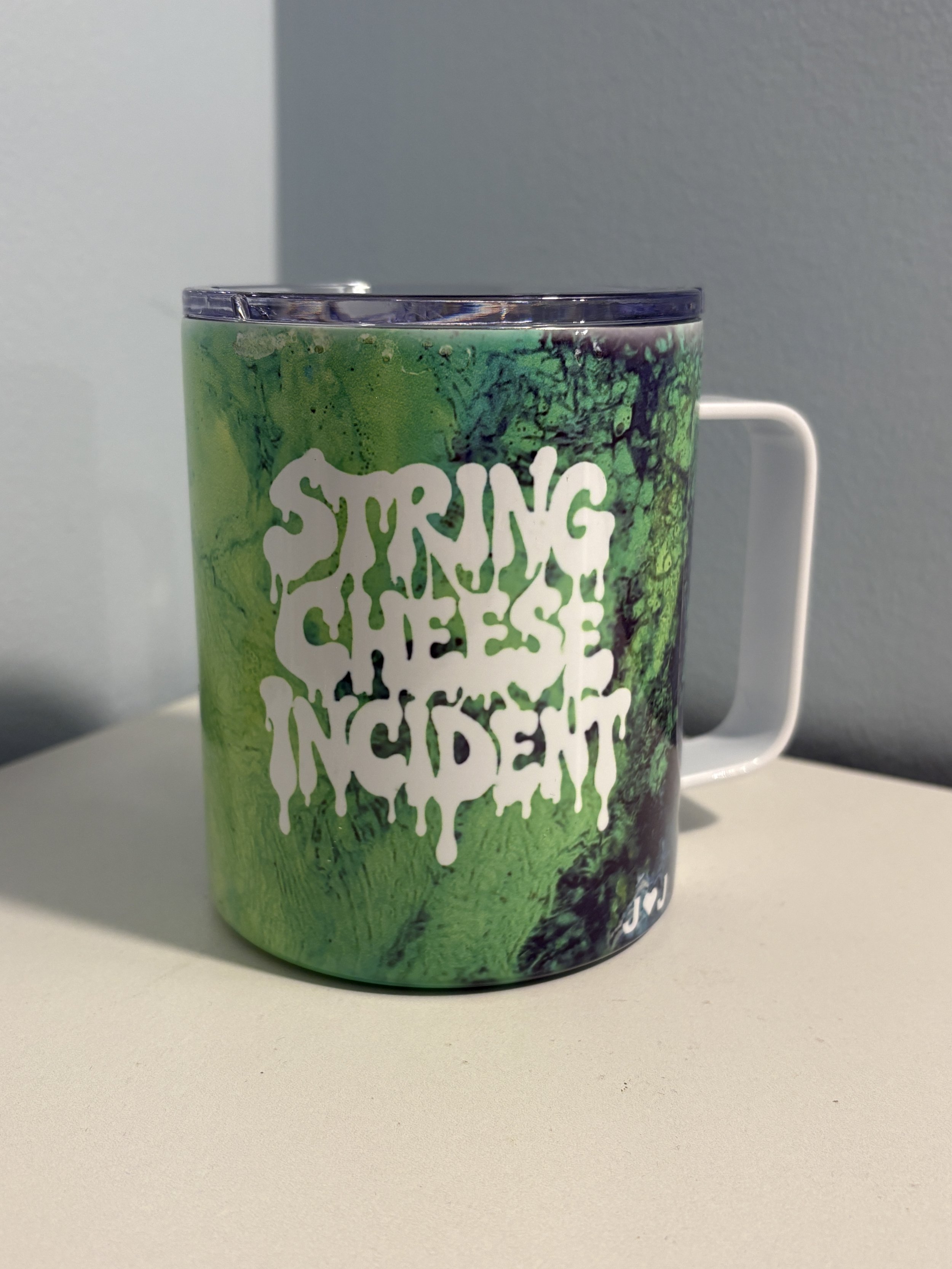 String Cheese Incident Travel Mug - Green Paint