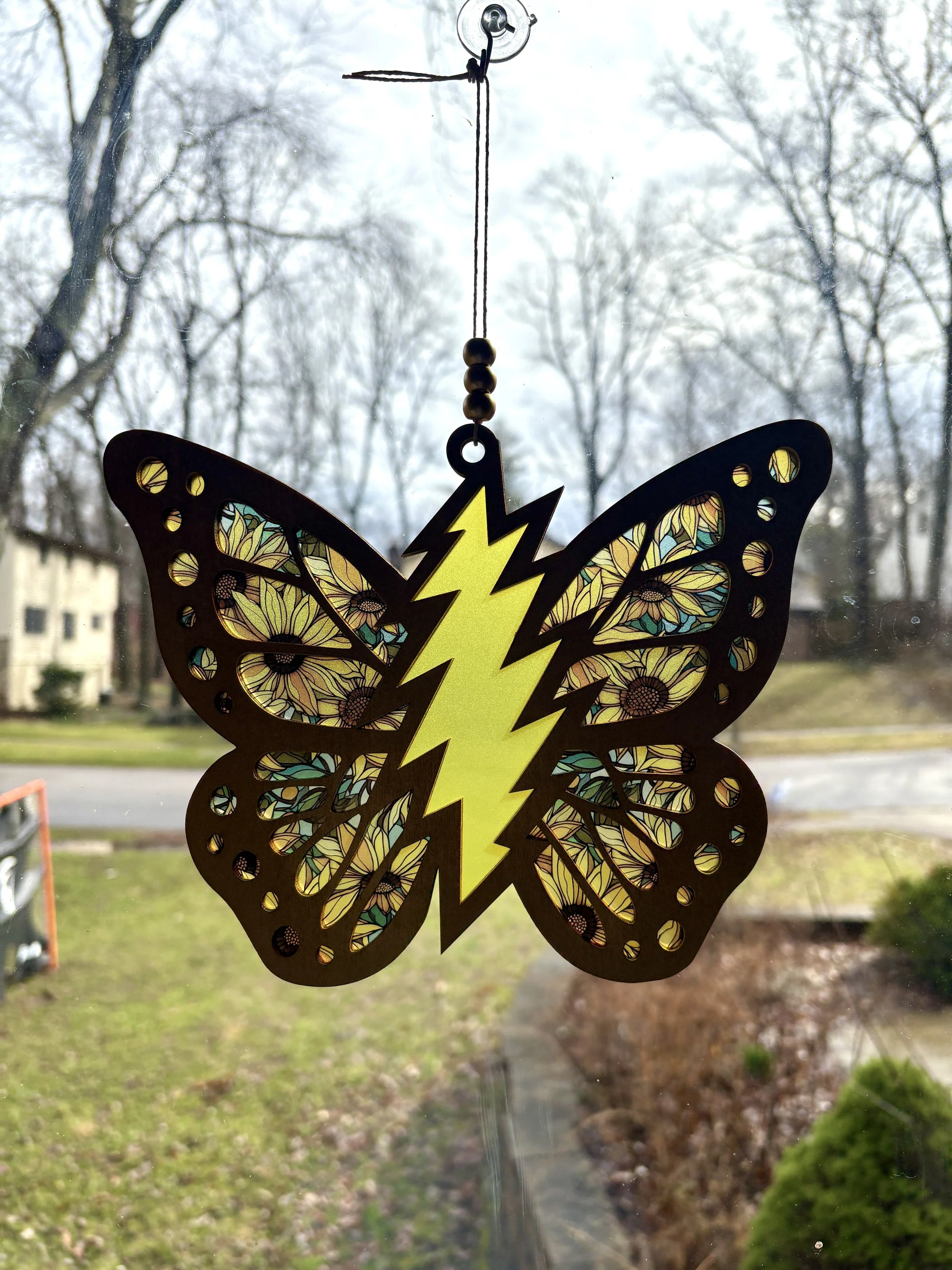 Butterfly - Sunflowers (8")