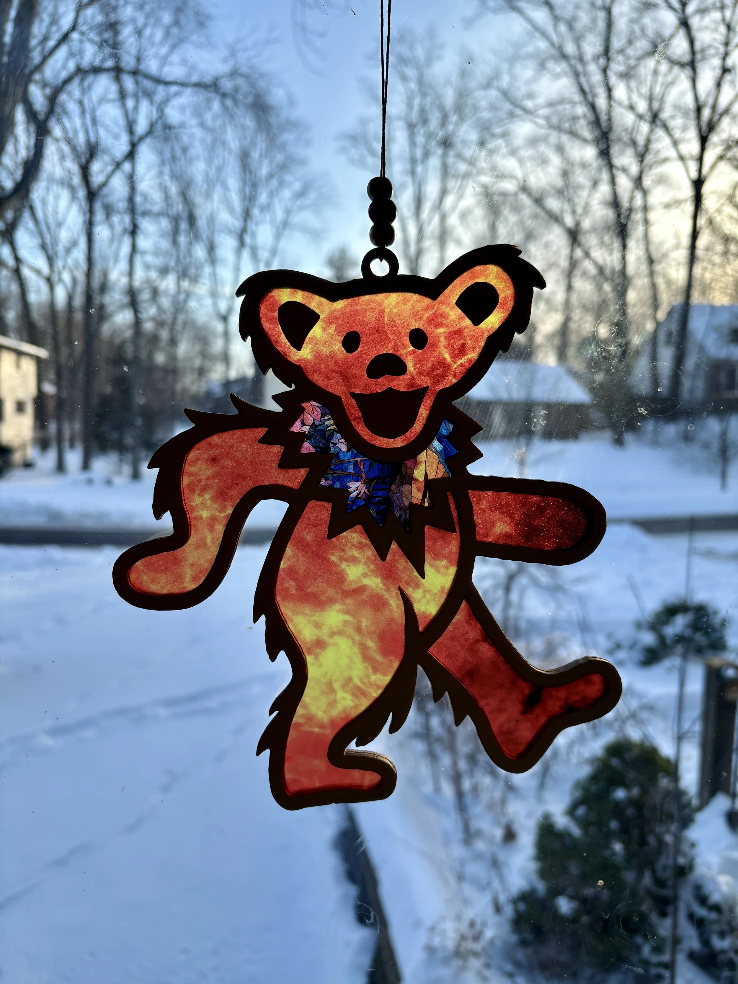 Dancing Bear - Fire Blue (8")