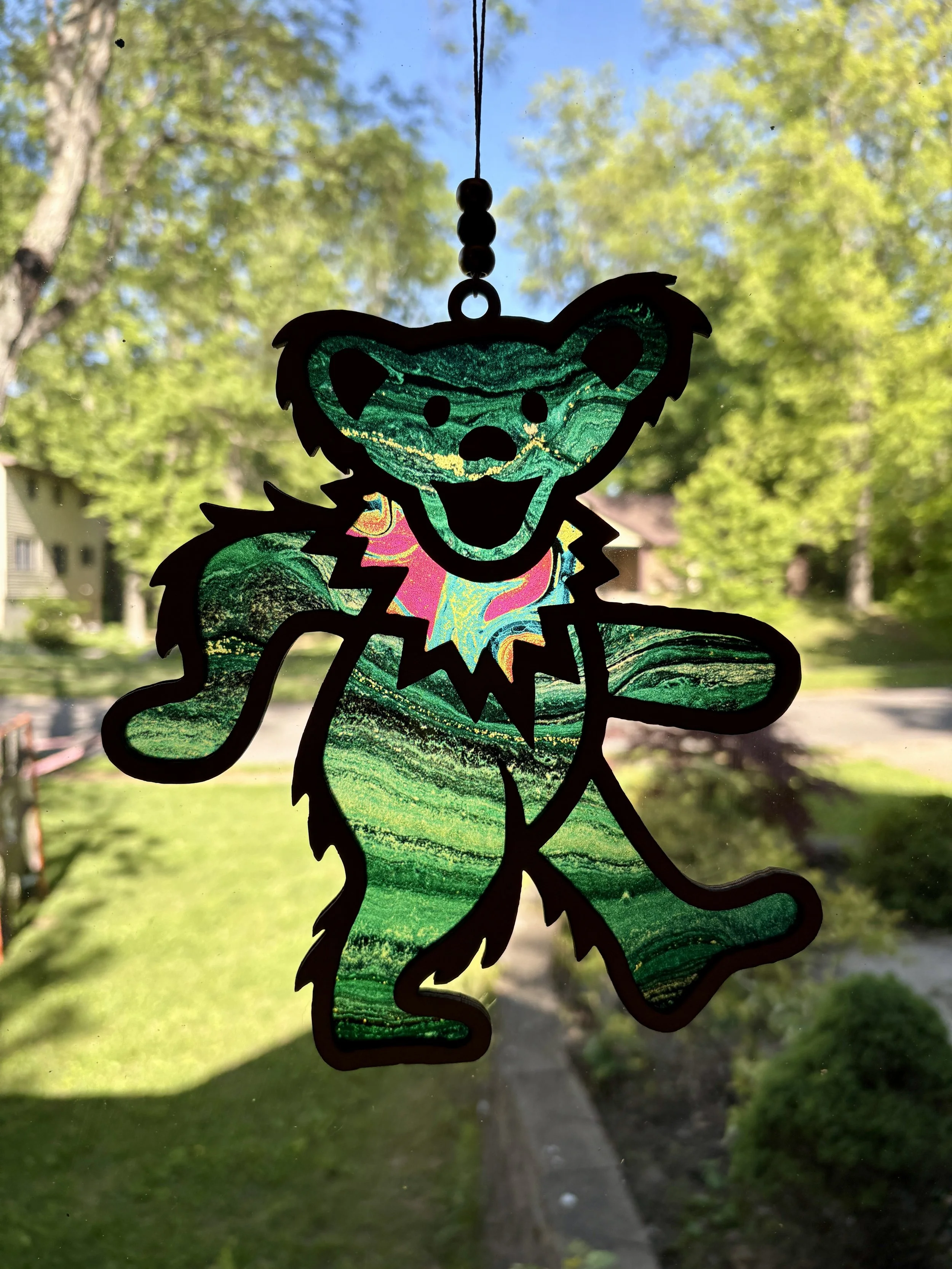 Dancing Bear - Emerald Plasma (8")