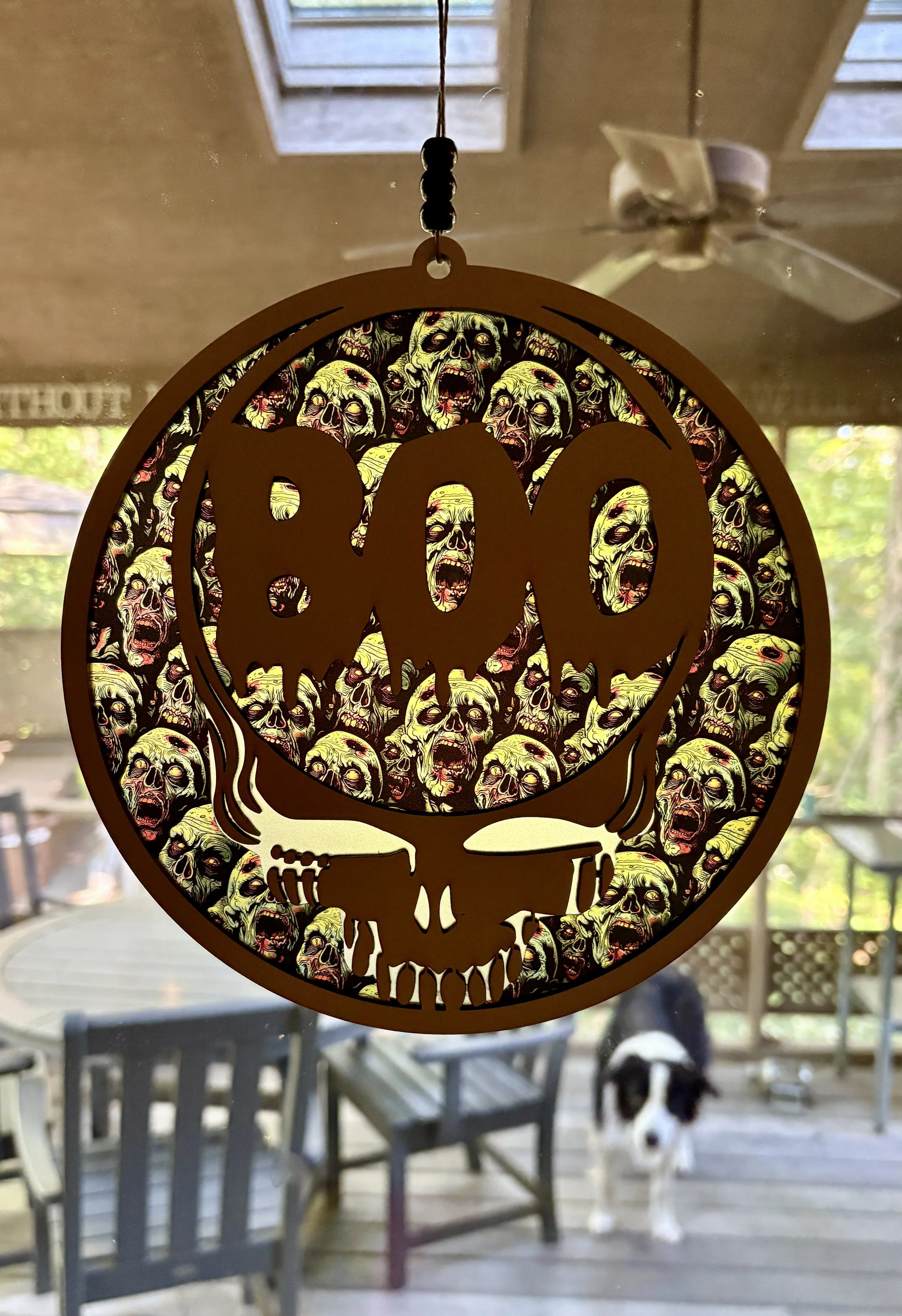 BOO Stealie Suncatcher - Ghouls (9")