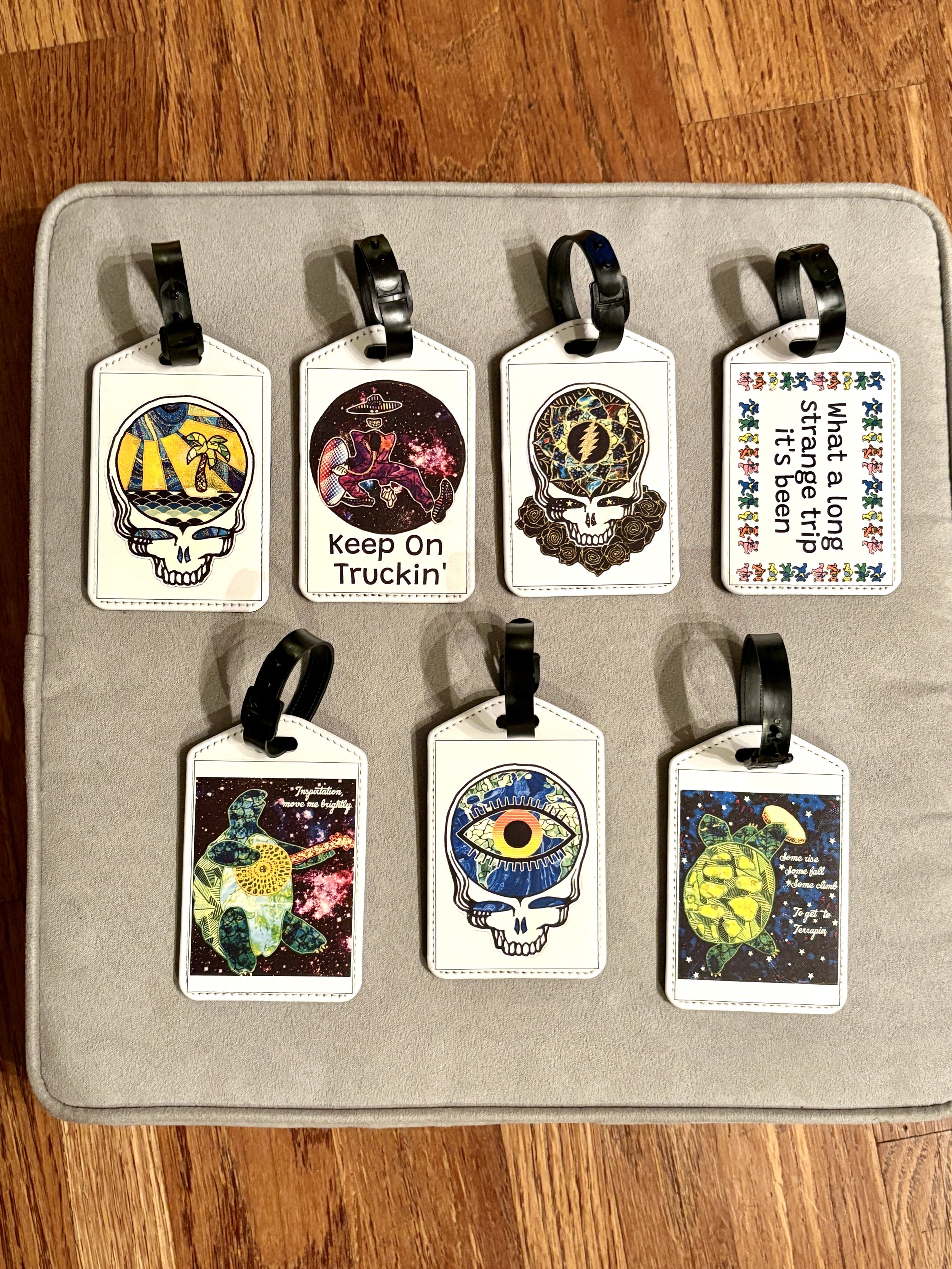 Grateful Dead Luggage Tags