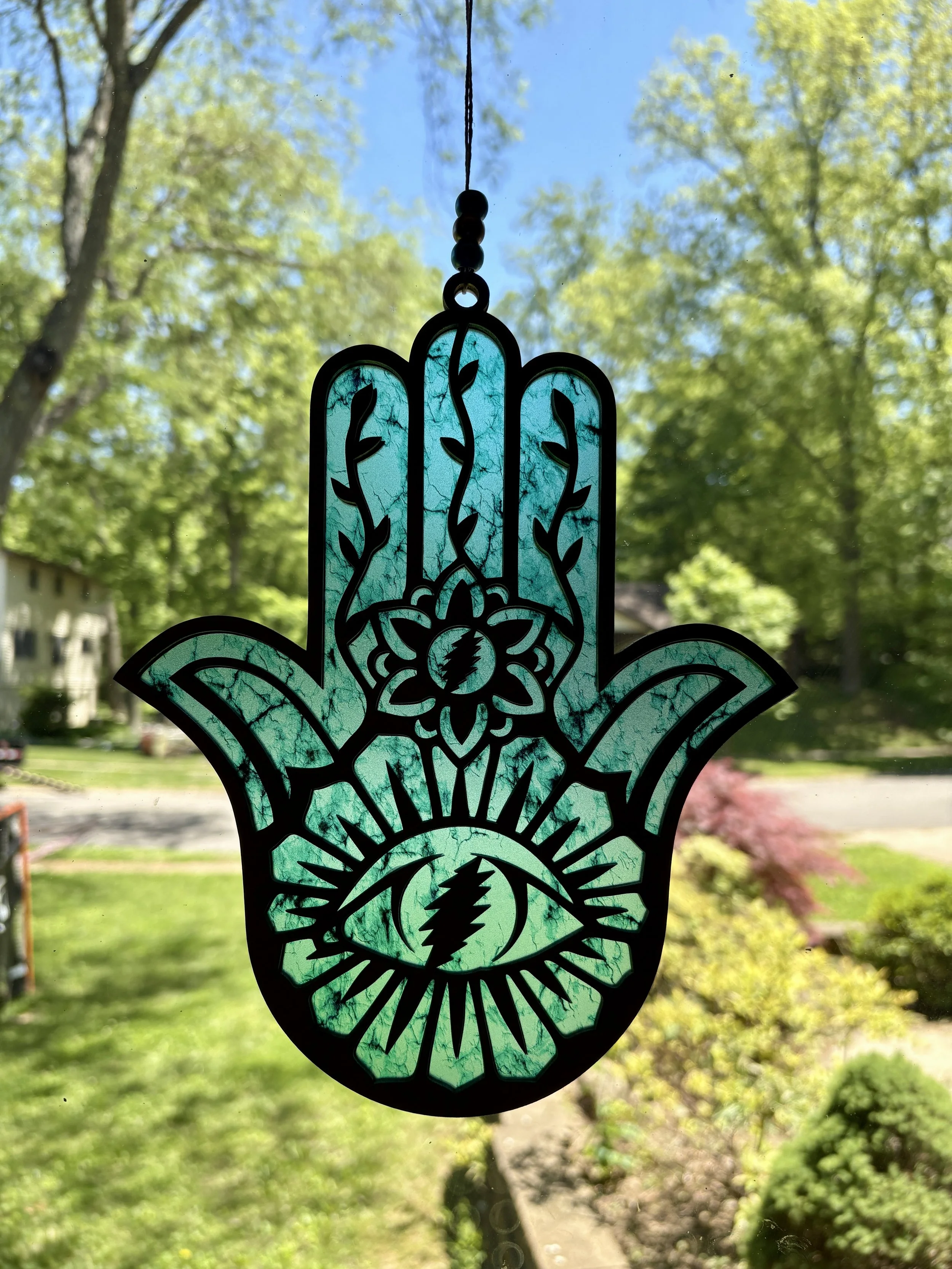 Hamsa - Turquoise (9 x 7.5")
