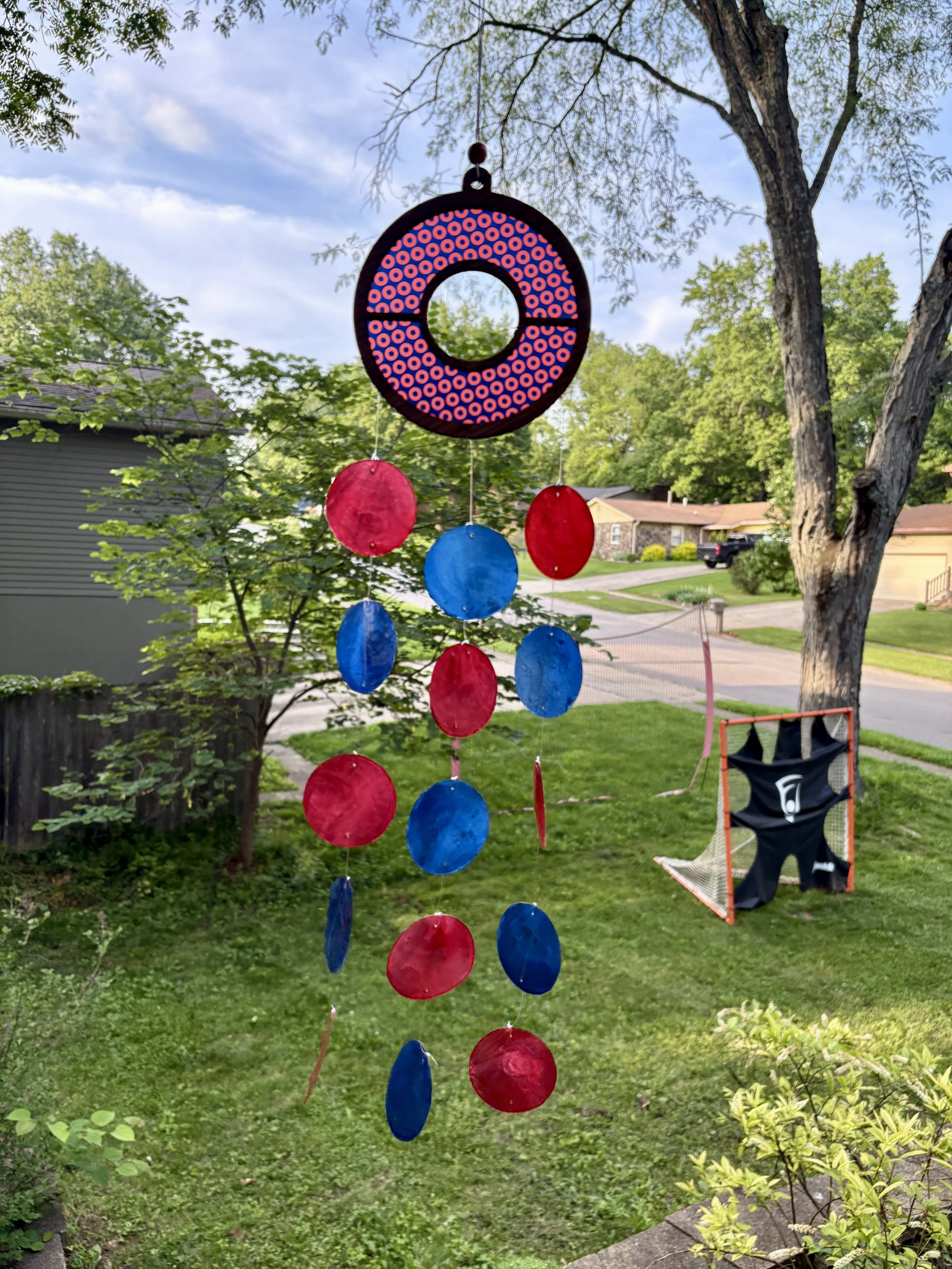 Phish Donut Wind Chime  (5 x 26")