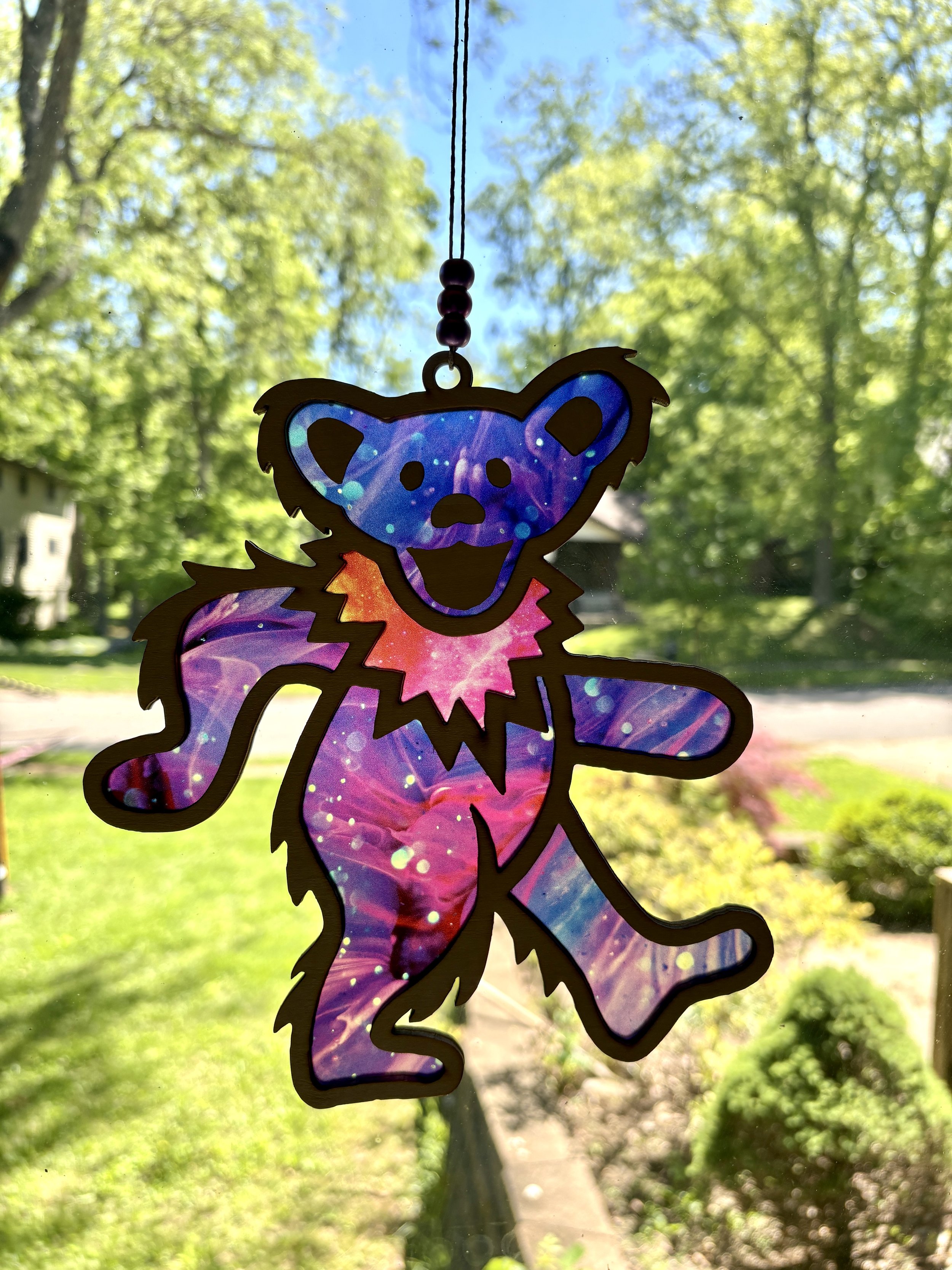 Dancing Bear - Purple Pink (8")