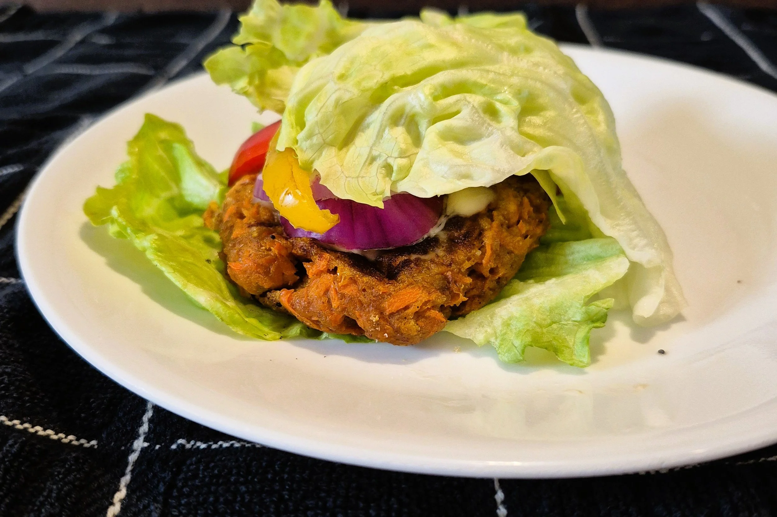 Carrot Burger-(Vegan)