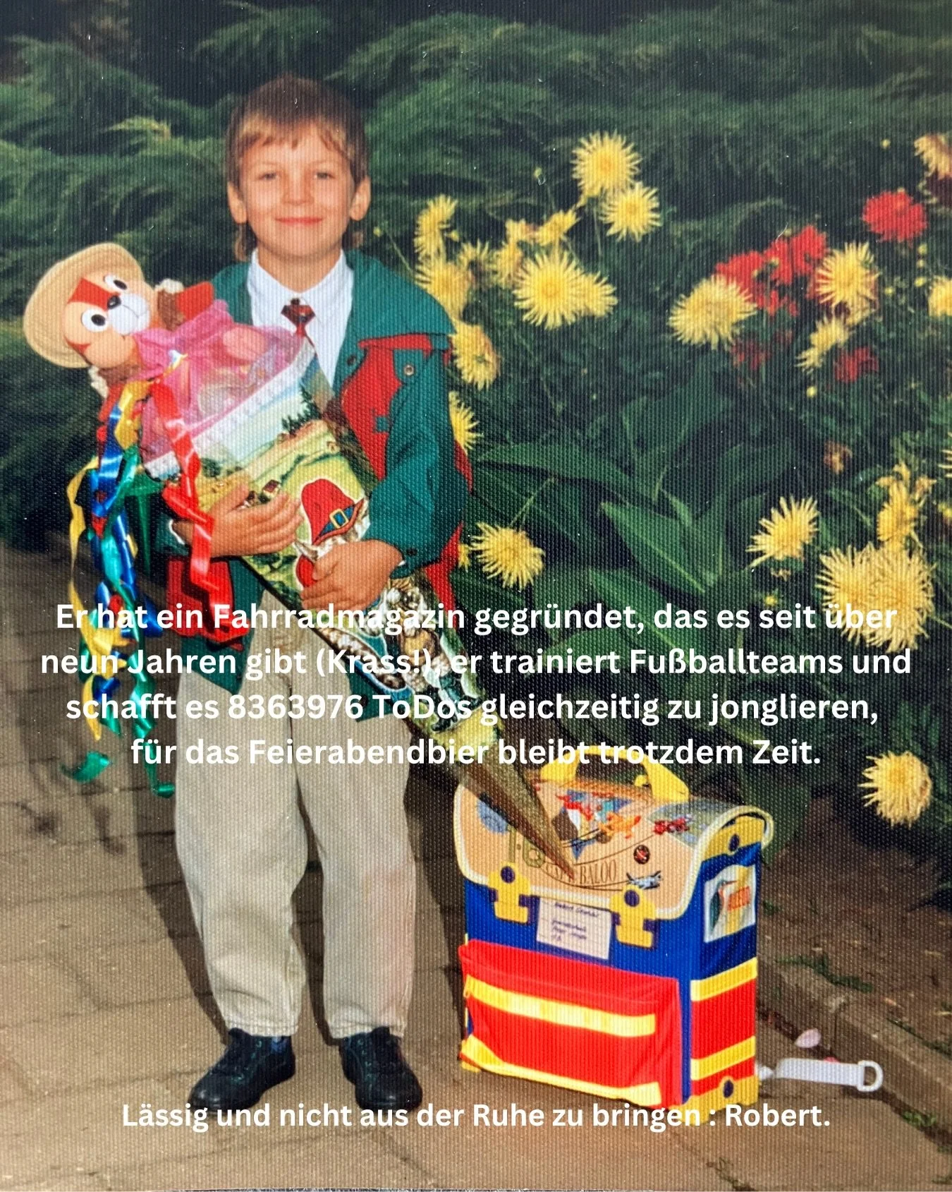 GaLiGr&uuml; von unseren Mini-Mes! Hand hoch, wer h&auml;tte uns erkannt??? 🤭❤️🥹 Fr&uuml;her Spieplatz, jetzt Fahrradmagazin. #weridetogether