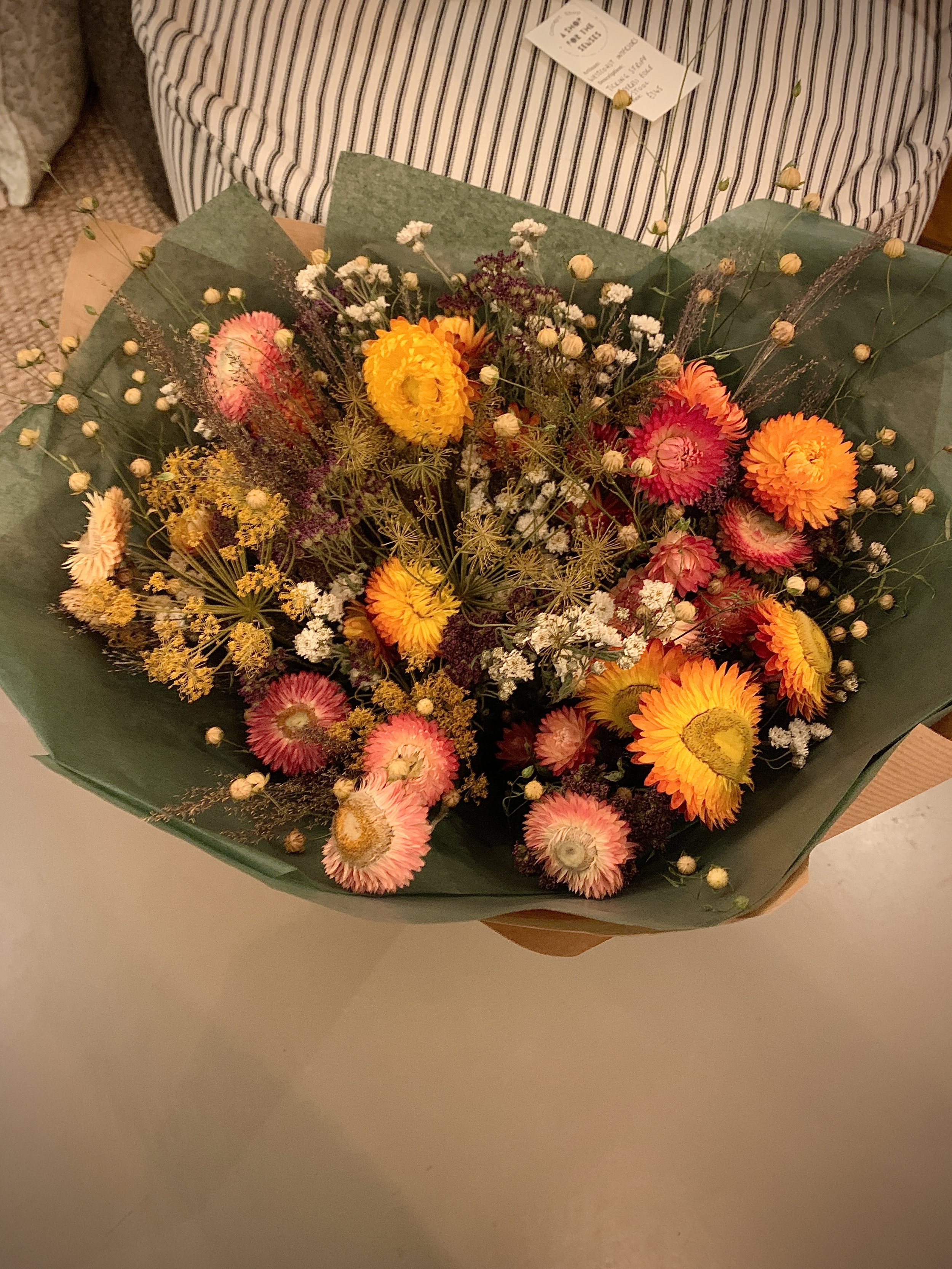 Large Dried Flower Bouquet