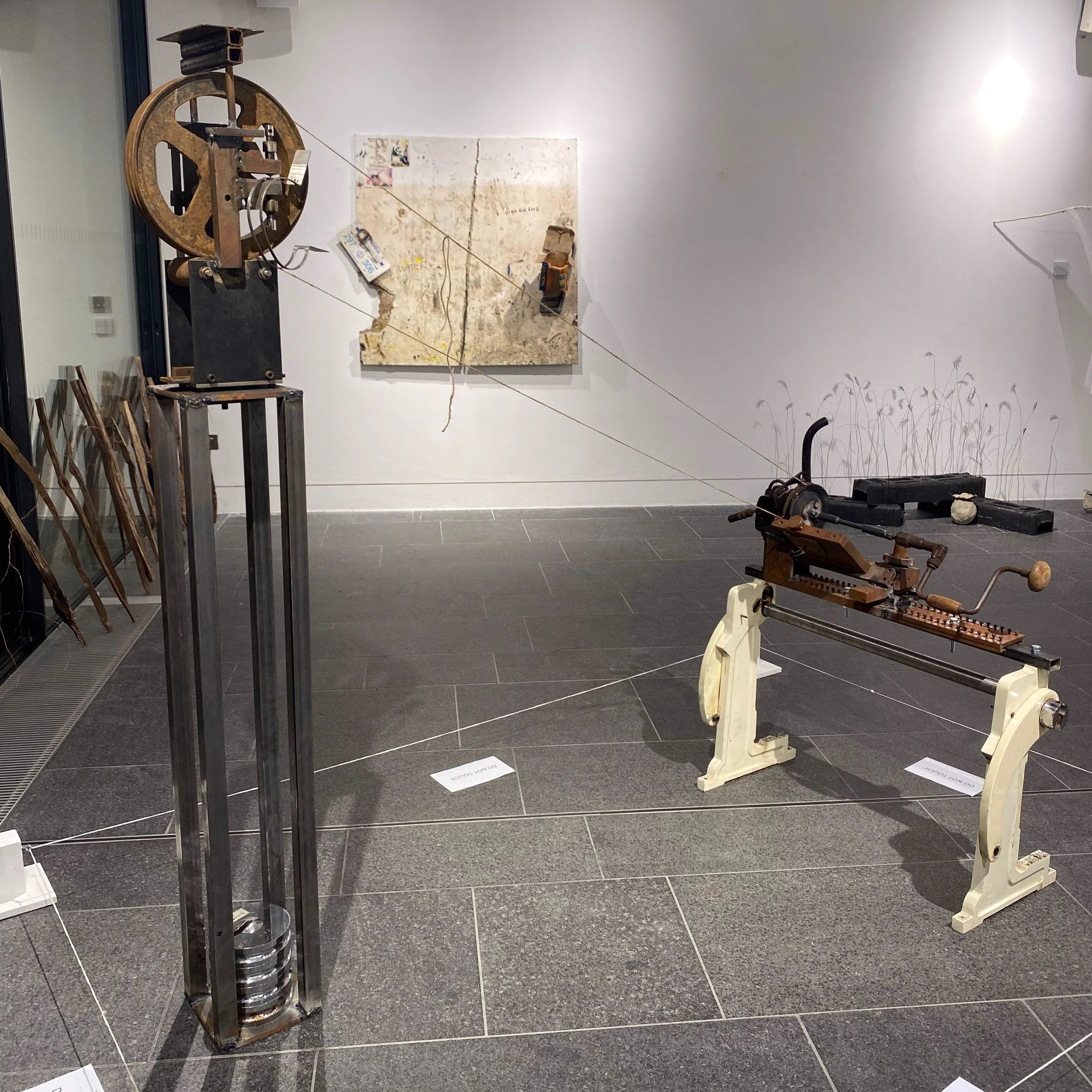 Salop Car Breakers, 2023, Welded found object sculpture 