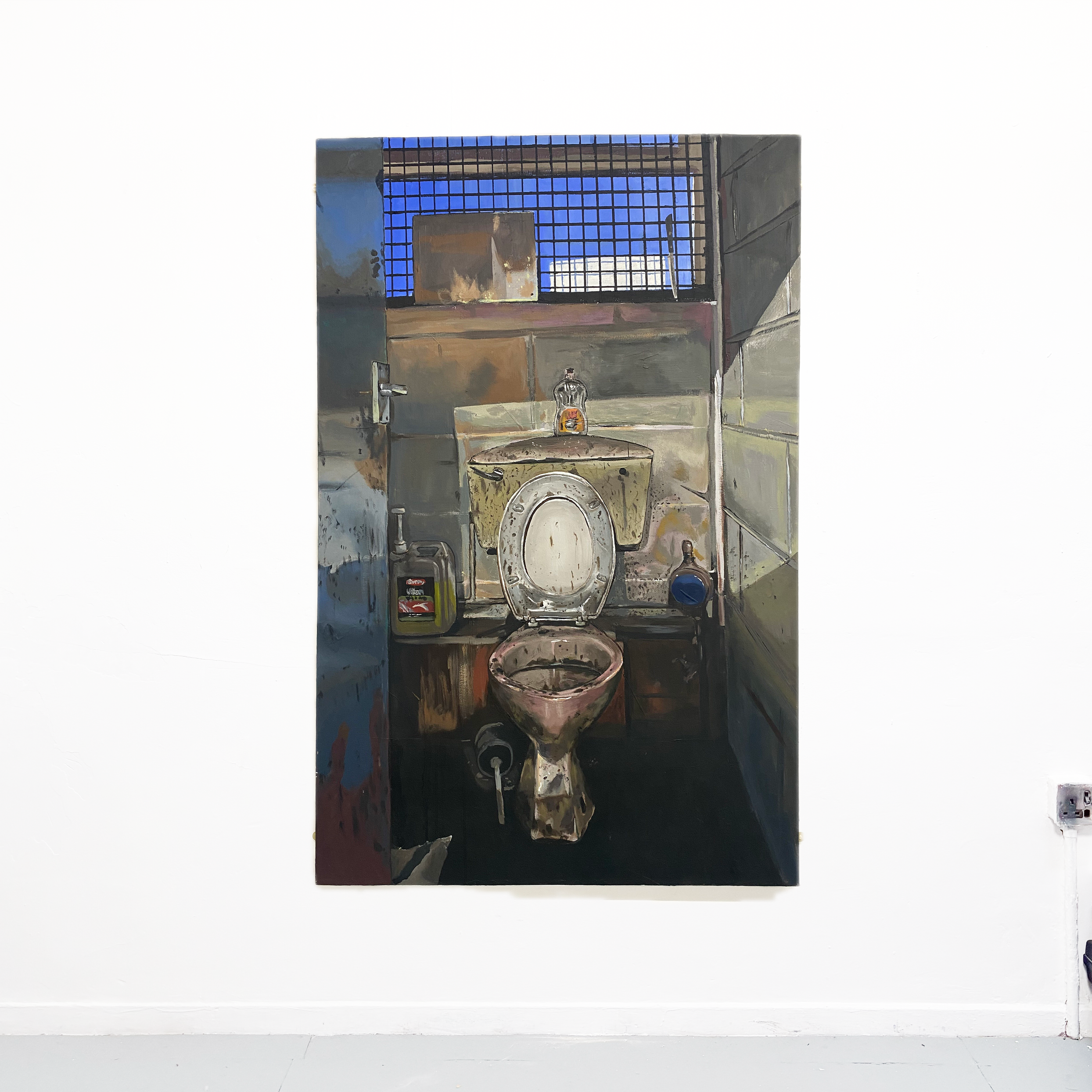 W/C, 2023, Acrylic on stretched canvas 