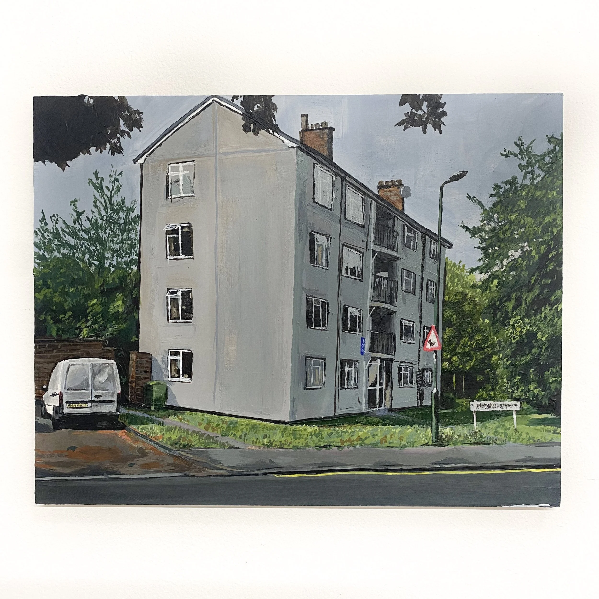 Beryl Can't Do Stairs, 2024, Acrylic on MDF board