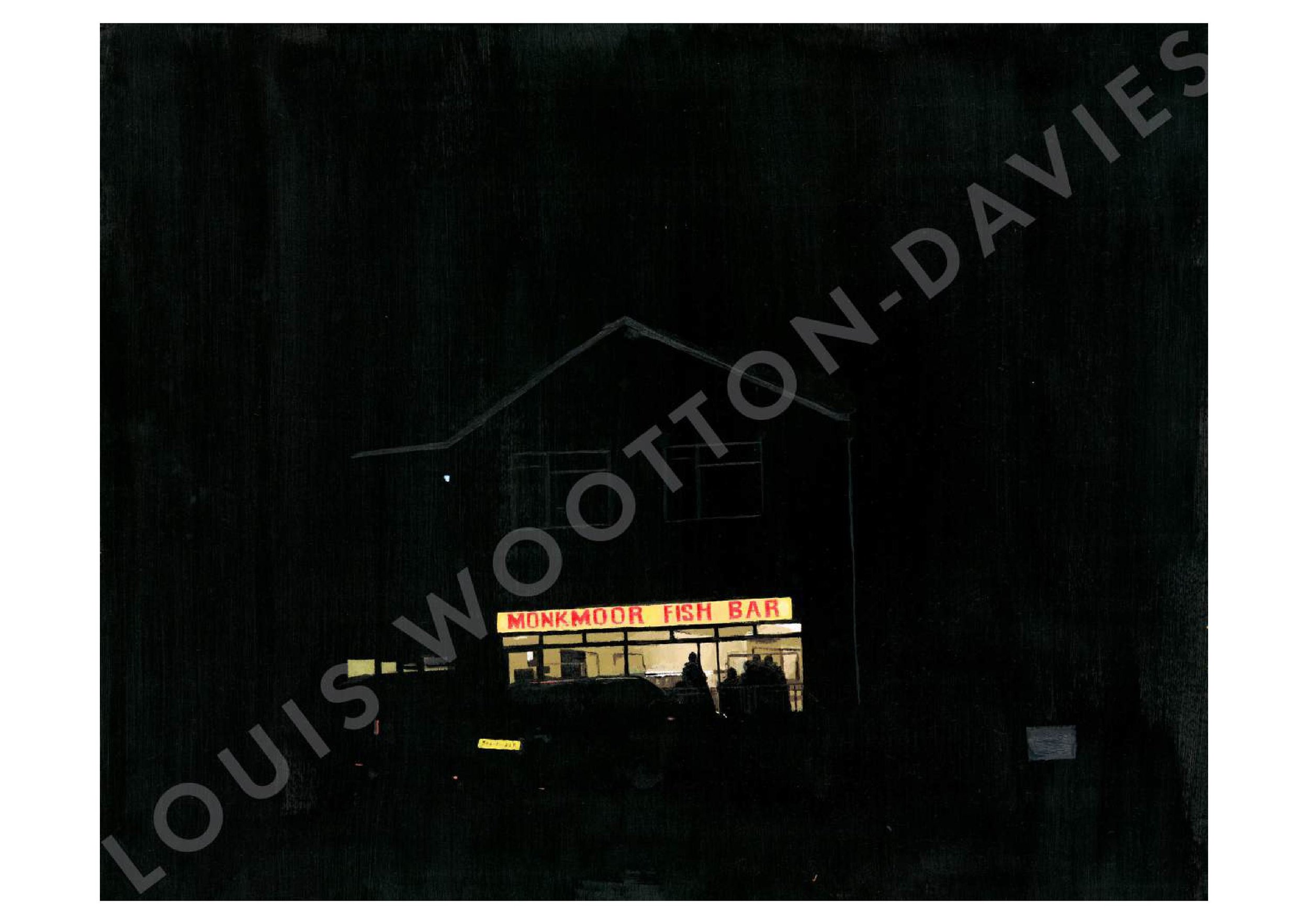 'Chippy Tea' Original Print - A3