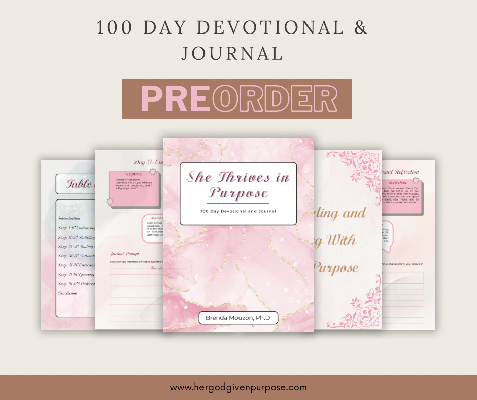 She Thrives in Purpose - 100 Day Devotional and Journal