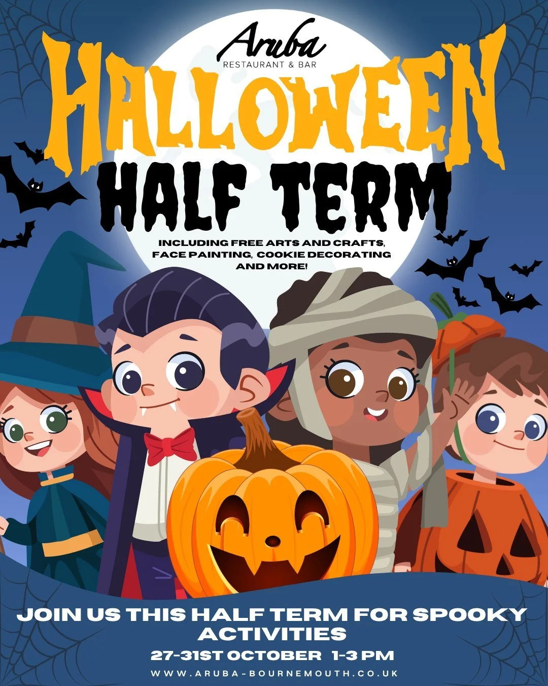🎃 Spooktacular fun incoming! 👻
Join us this Halloween Half Term for FREE arts & crafts, face painting, cookie decorating & more! 🍪🖌️
📅 27th–31st October
🕐 1–3pm
No tricks, just treats. See you there! 🧙‍♀️✨
#Hallowee