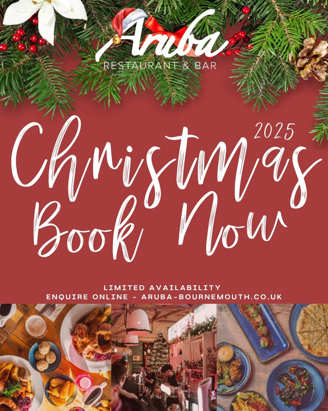 Celebrate your Christmas party at Aruba🎄✨
Make this festive season one to remember with delicious food, sparkling cocktails, and the best coastal views in town! 😍❄️
Whether it’s a work do, a family get-together, or a night out with friends,