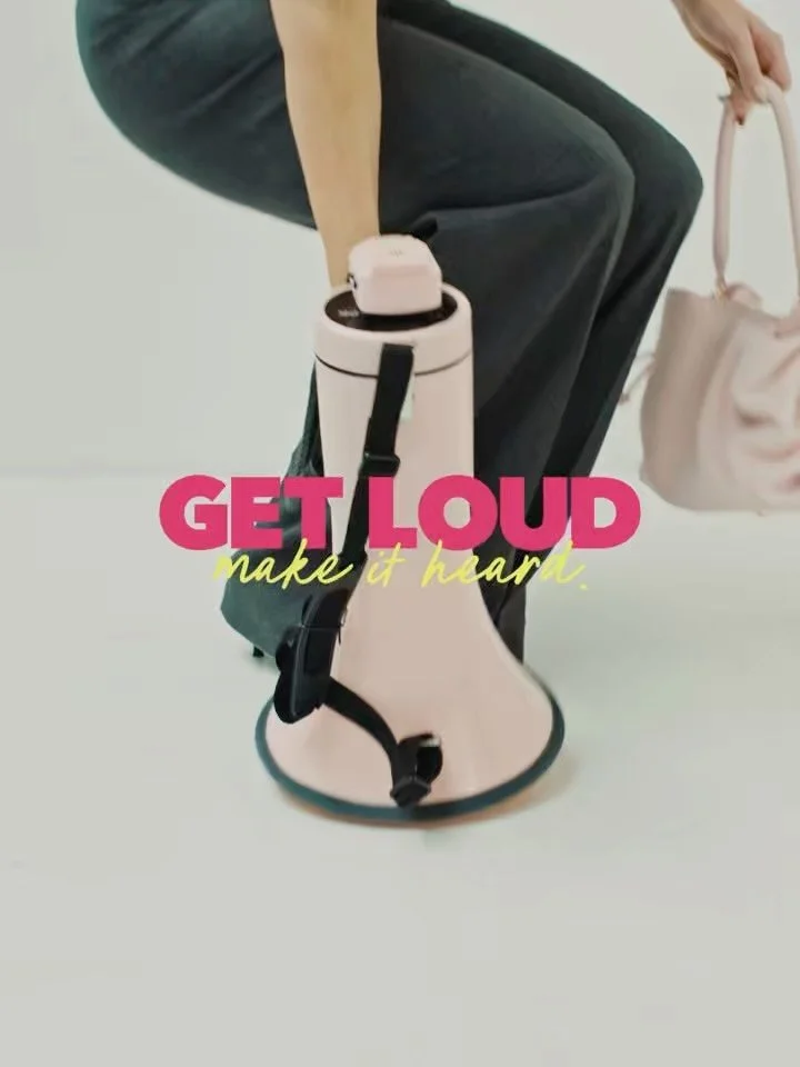 GET LOUD! Giving six incredible women a stage to make their voices heard. We took the vision and turned it into a powerful 360&deg; campaign for @heymarlyofficial 💘 #babesagency
