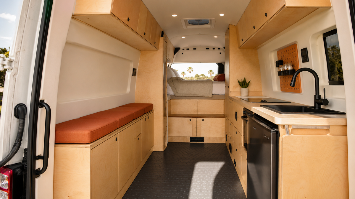 How to Plan and Install Camper Van Build Cabinets