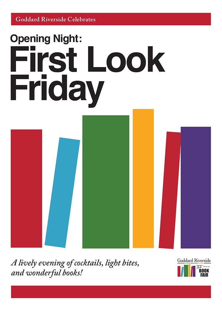 Printed Invitation to Goddard Riverside‘s Annual “First Look Friday” Event