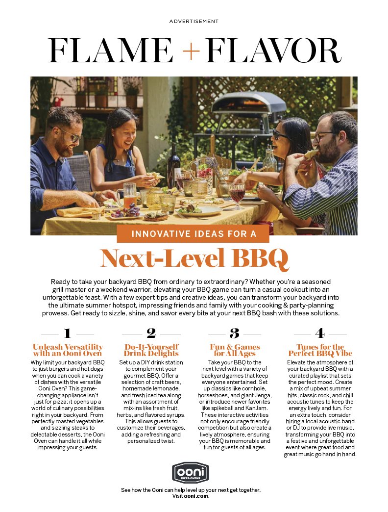 Advertorial mock page for Ooni
