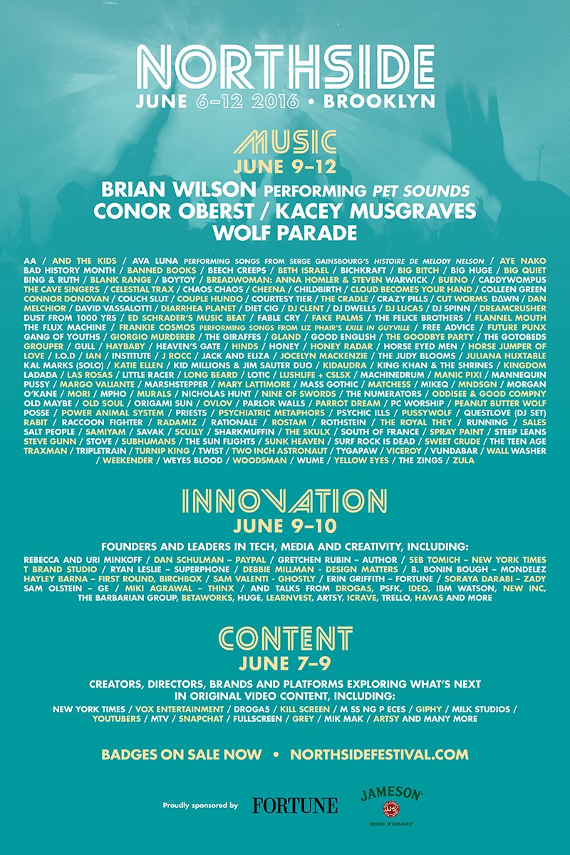 Northside Festival 24 x 36 Poster 2