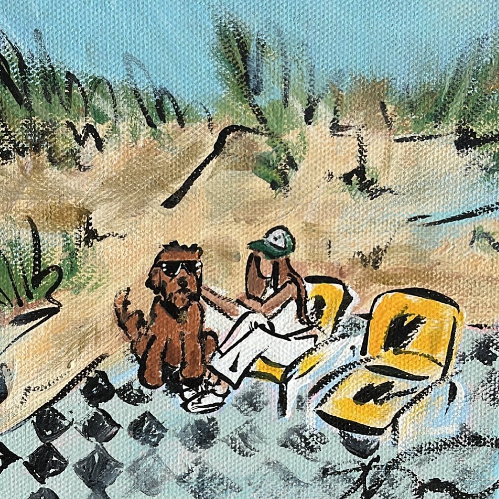&ldquo;Dunes &amp; Dogs&rdquo;

It&rsquo;s giving all the summer feels ✨🌊