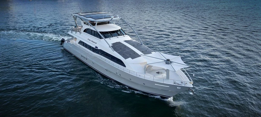 M/Y SoBe Sunset - Designed full vessel control system with integrated hybrid electric propulsion system as part of this unique total vessel refit.
