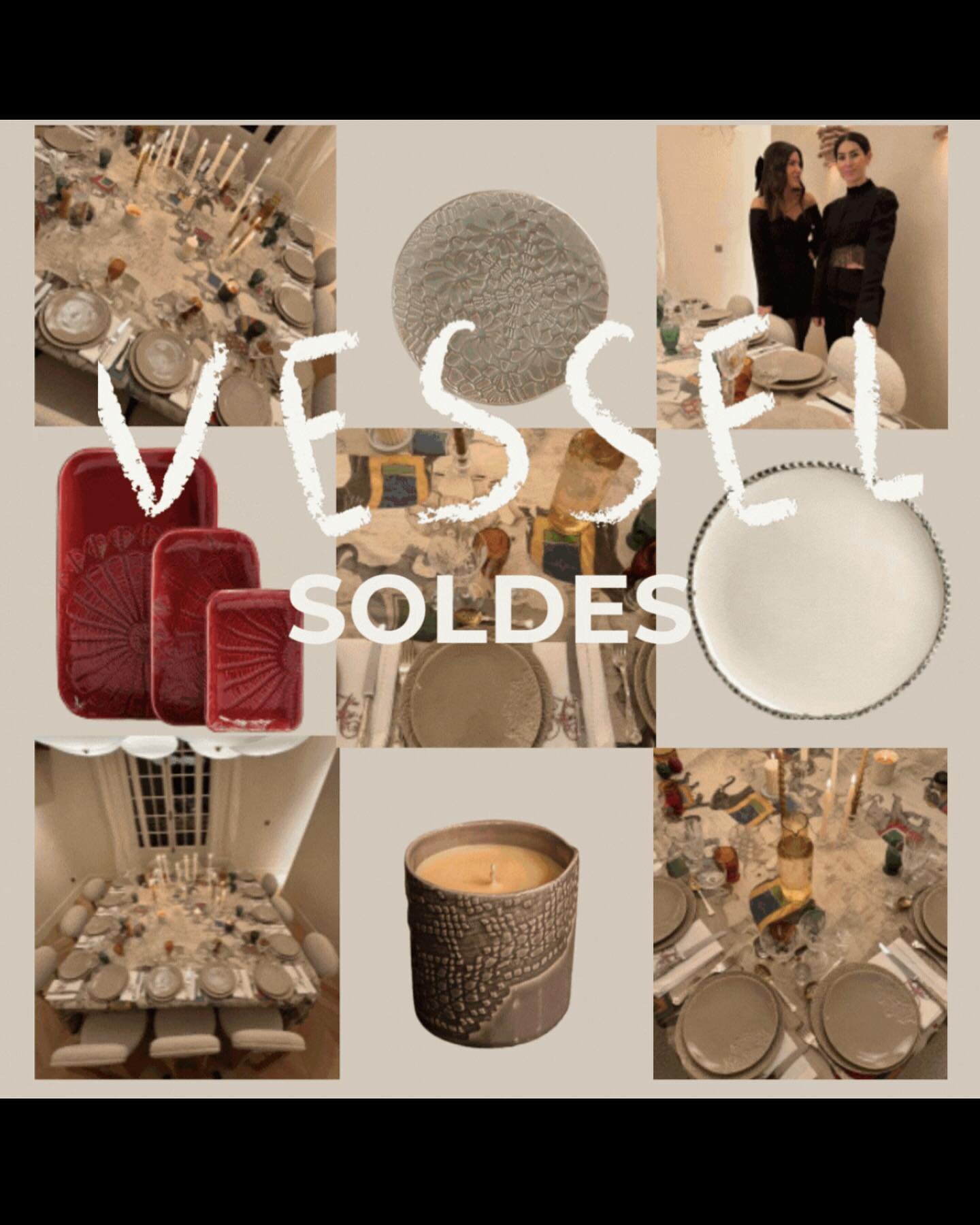 Profitez des soldes VESSEL! -20%  avec le code VESSEL2024 

#ceramique #ceramiqueartisanale #ceramicart #soldes #artdelatable #tableware #ceramics #handmadeceramics #saladier #assiettes #vaisselledecouleur #colorfuldish #tableware #decoration #decora