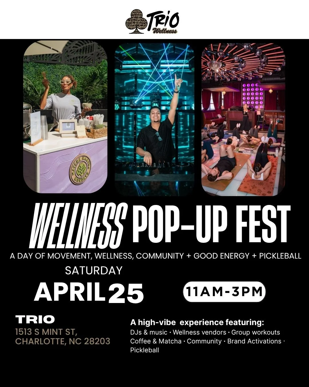 Trio Wellness Pop-up Fest 
