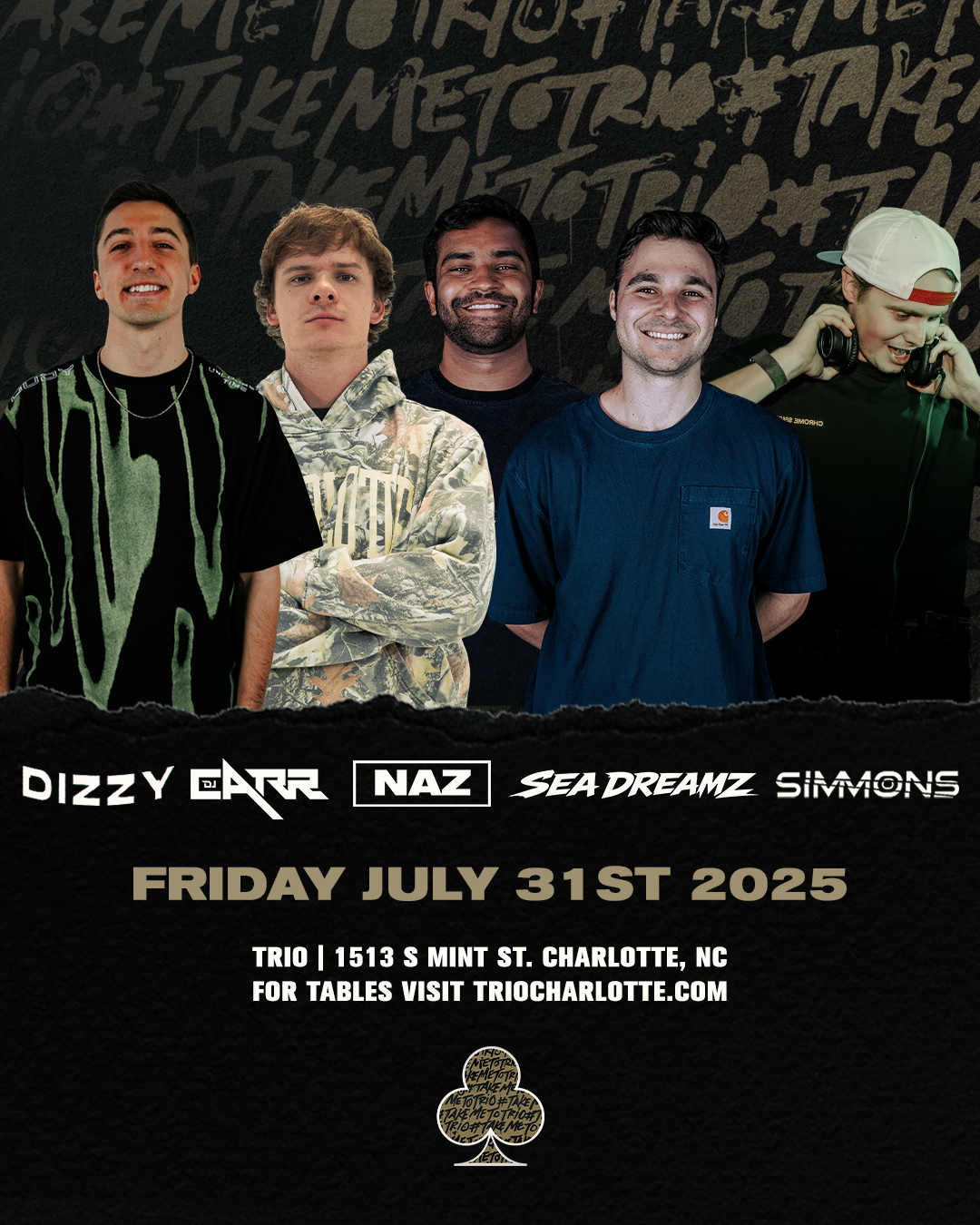 CARR, DIZZY, NAZ, SEADREAMZ, AND SIMMONS