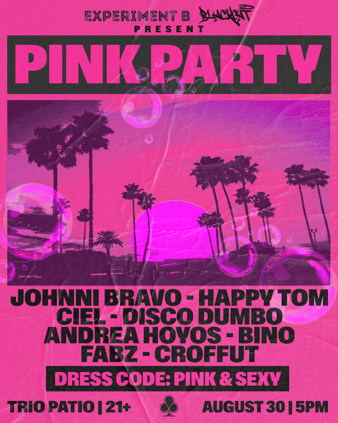 BLACKCAT X EXPERIMENT B PRESENTS: PINK PARTY