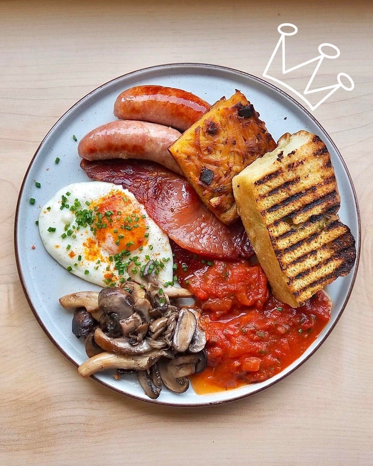 Brunch fit for a king! 👑 

Join us this bank holiday weekend for a royally good time in celebration of the King&rsquo;s Coronation. 

#dough #doughhereford #focaccia #shakshuka #wildmushrooms #brunch #breakfast