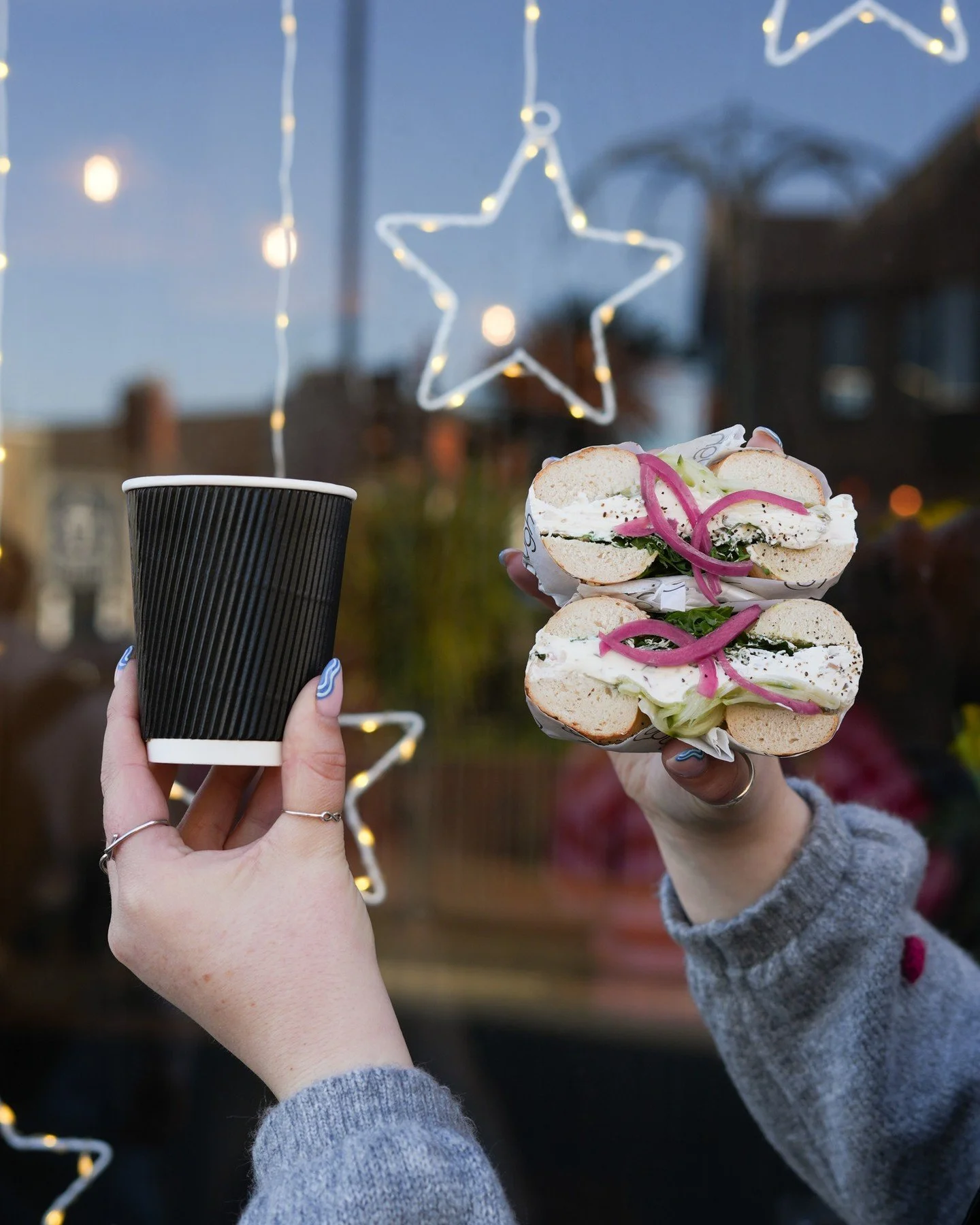 Bagel &amp; a Brew for &pound;8
Tell your mates. Tell your mum. Tell literally everyone.
Every day. All day from Dec 1st. Let&rsquo;s GO 🔥🥯☕

*takeaway only. 

#doughhereford #bagelandabrew #takeawaybagels