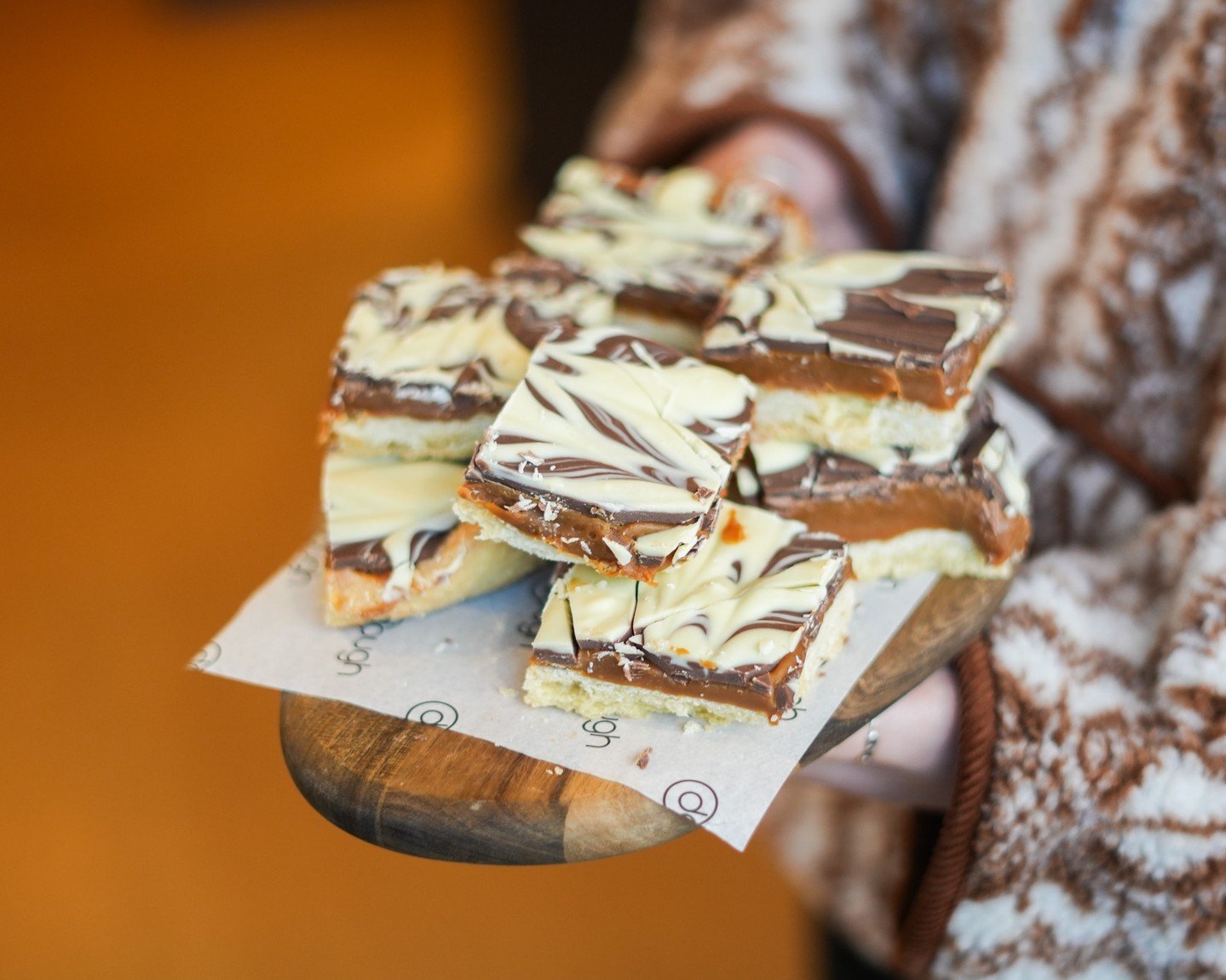 Rich, buttery, dangerously good.
Our Millionaires shortbread. 

#doughhereford #brunchhereford #millionaireshortbread