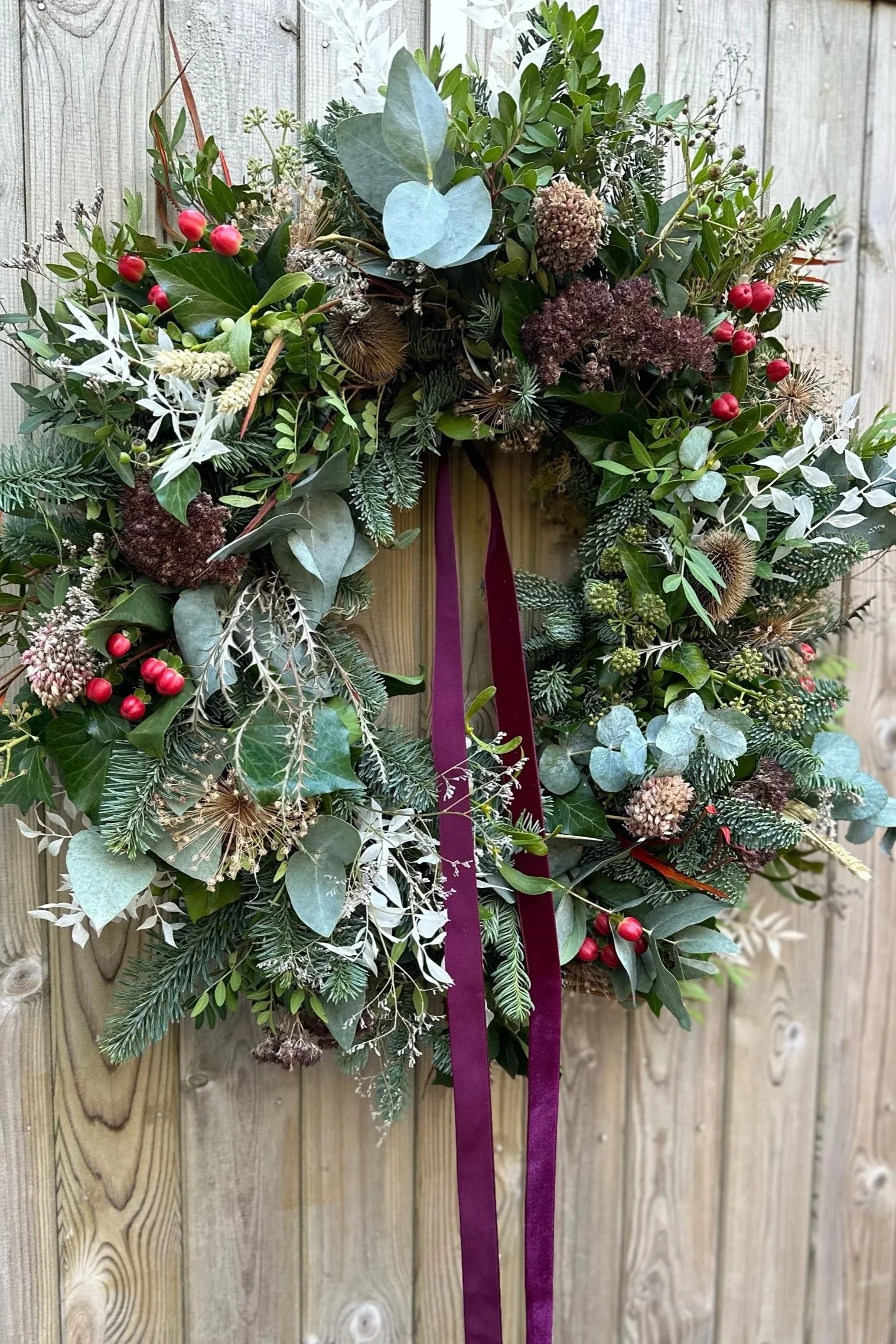 Christmas wreath workshop £60 (£20 deposit)