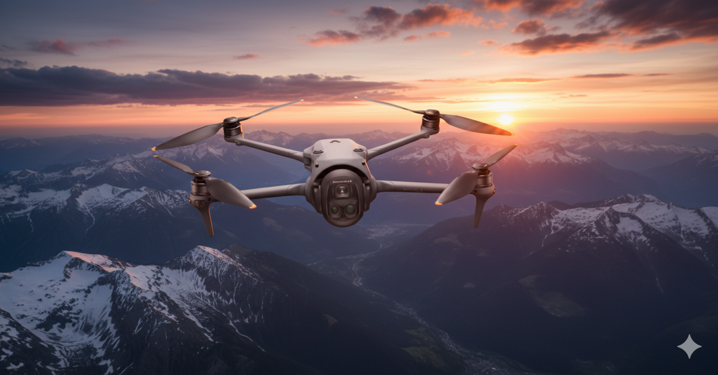 Nathan T Petersen is a Part 107 certified drone pilot and the Mavic 4 Pro is the drone of choice whether it's for aerial videography or aerial photography.