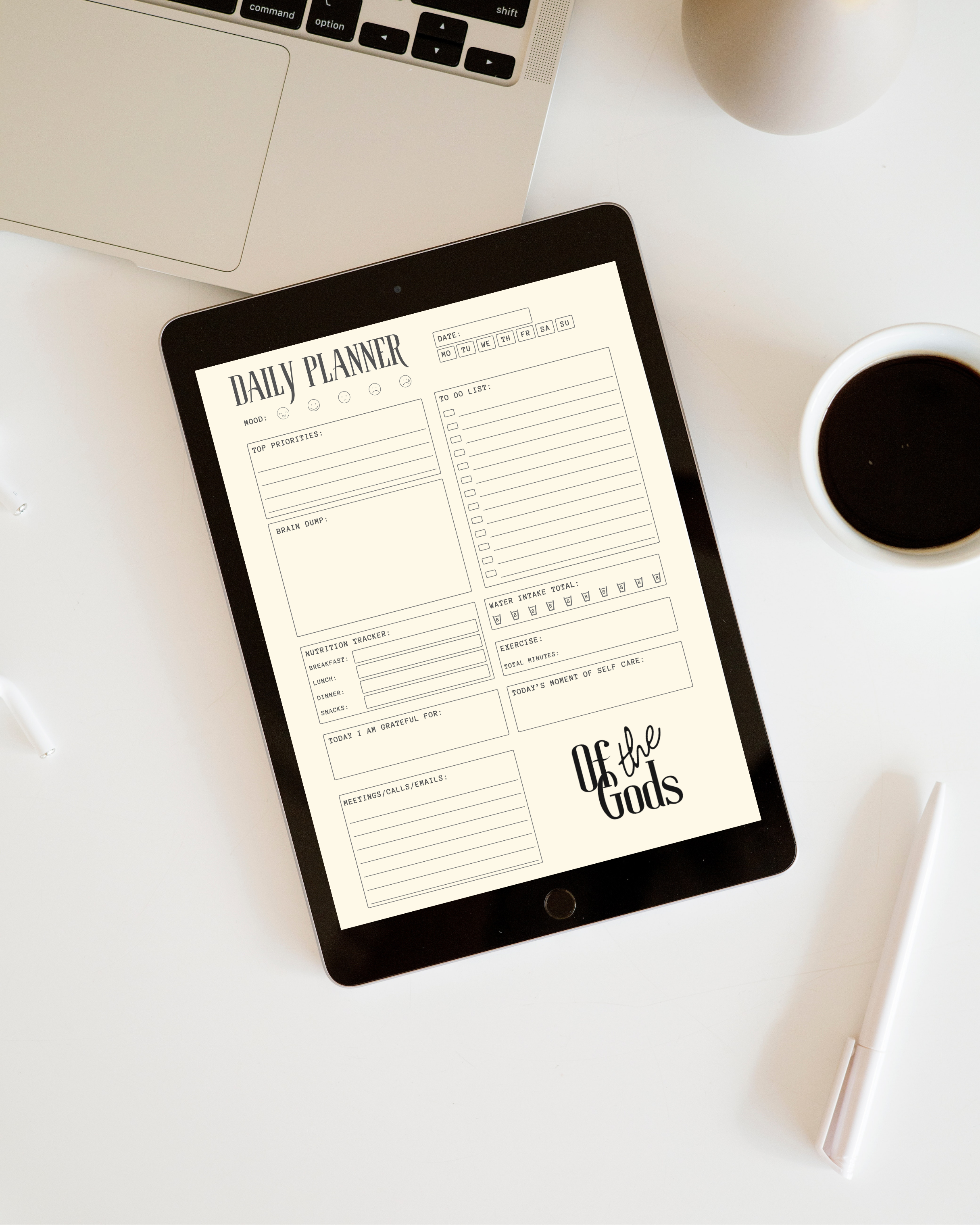 OTG Daily Planner Page