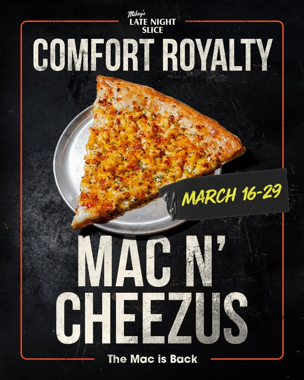 Coming soon Pizza of the Week: Mac N' Cheezus