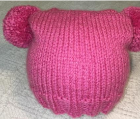 Simple Chunky Teabag Hat knitting pattern