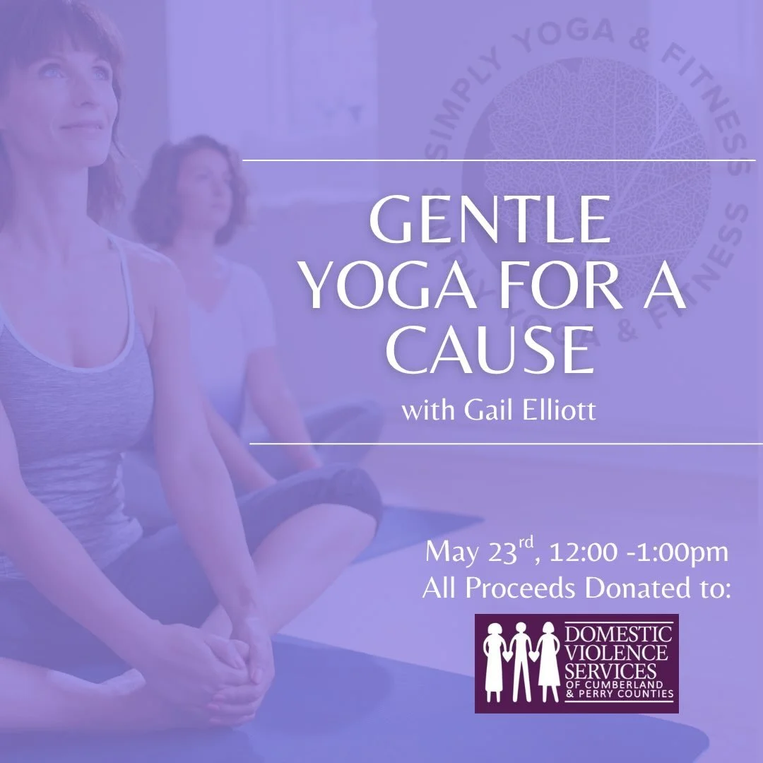 🌸🦋 As a studio, we believe in giving back.  One way we do that is through "Yoga for a Cause" classes that generate funds for causes near to our hearts. This particular event will benefit a local organization called Domestic Violence Servi