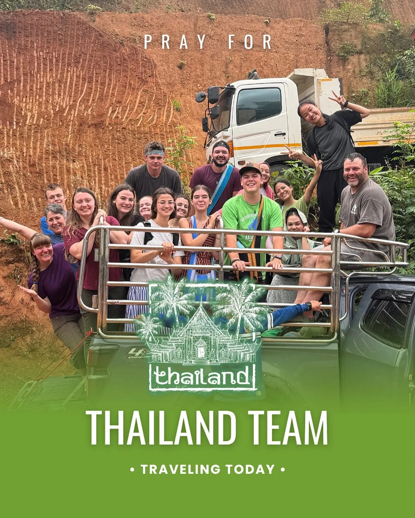 And they&rsquo;re off! 🙌
The Thailand team flies out today&mdash;please pray for safe travels, smooth flights, and no lost bags. Let&rsquo;s also lift up every encounter ahead, that hearts would be open and lives forever changed. 🌍💫

#GlobalEncoun