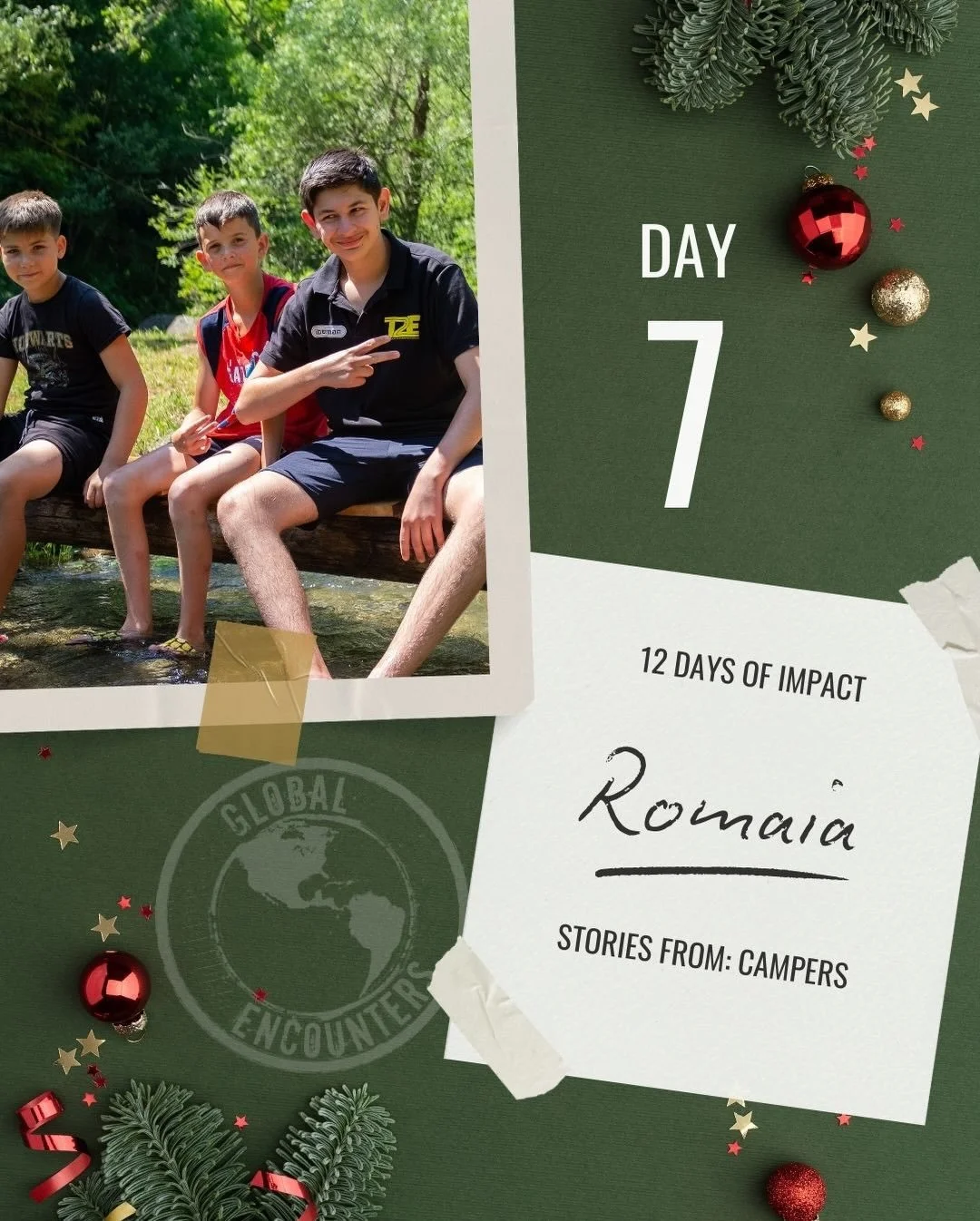 Day 7 of 12 Days of Impact brings stories from three campers in Romania who've overcome adversity. Camp has been a turning point in their lives, offering encouragement and growth. This is why we do what we do. #kidsministry #globalencounters #romania