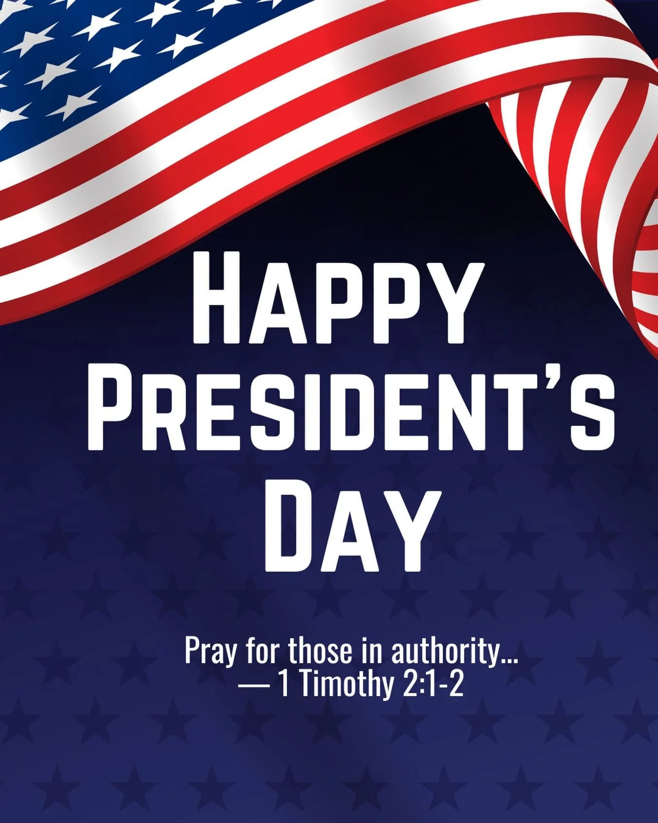 It&rsquo;s Presidents&rsquo; Day &mdash; a moment to reflect on leadership and the legacy it leaves behind.

Scripture tells us to pray for those in authority. So today, we lift up our leaders &mdash; past and present &mdash; asking God for wisdom, h