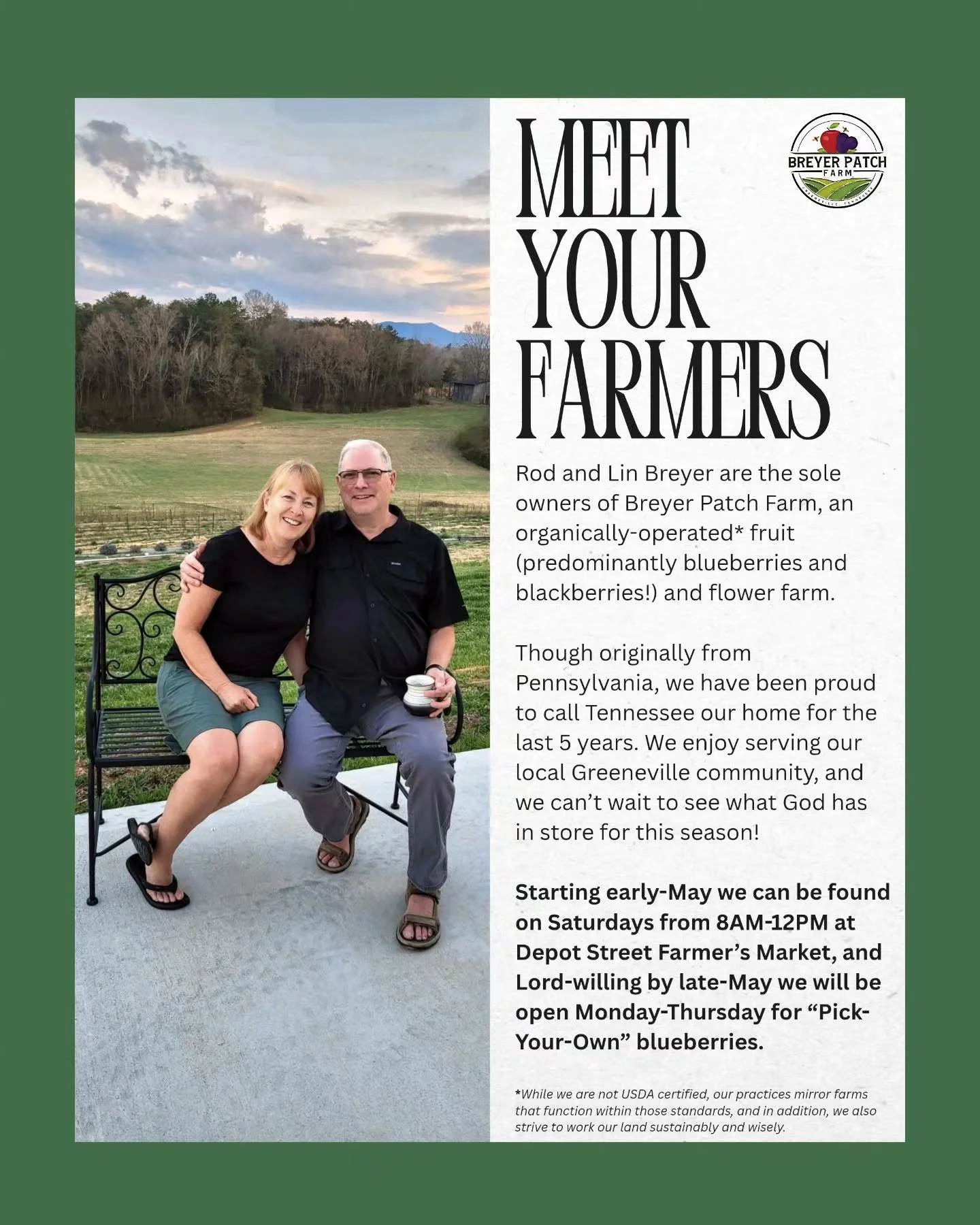 We've gained so many new followers since last season that we thought it might be time to reintroduce ourselves! 

#farming #organically #stewardship #sustainability